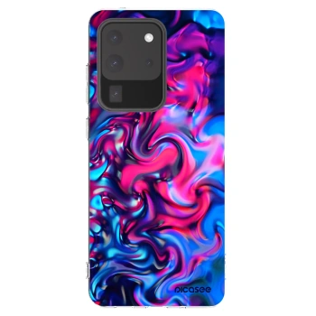 Picasee silikonska prozirna maskica za Samsung Galaxy S20 Ultra 5G G988F - Redlight