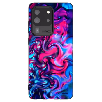 Picasee crna silikonska maskica za Samsung Galaxy S20 Ultra 5G G988F - Redlight