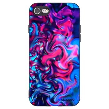 Picasee crna silikonska maskica za Apple iPhone SE 2020 - Redlight