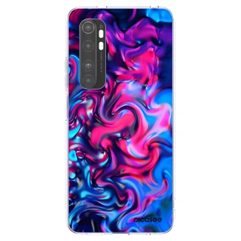 Picasee silikonska prozirna maskica za Xiaomi Mi Note 10 Lite - Redlight