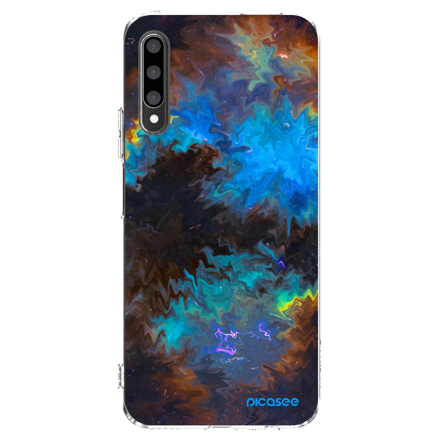 Picasee silikonska prozirna maskica za Honor 9X Pro - Space