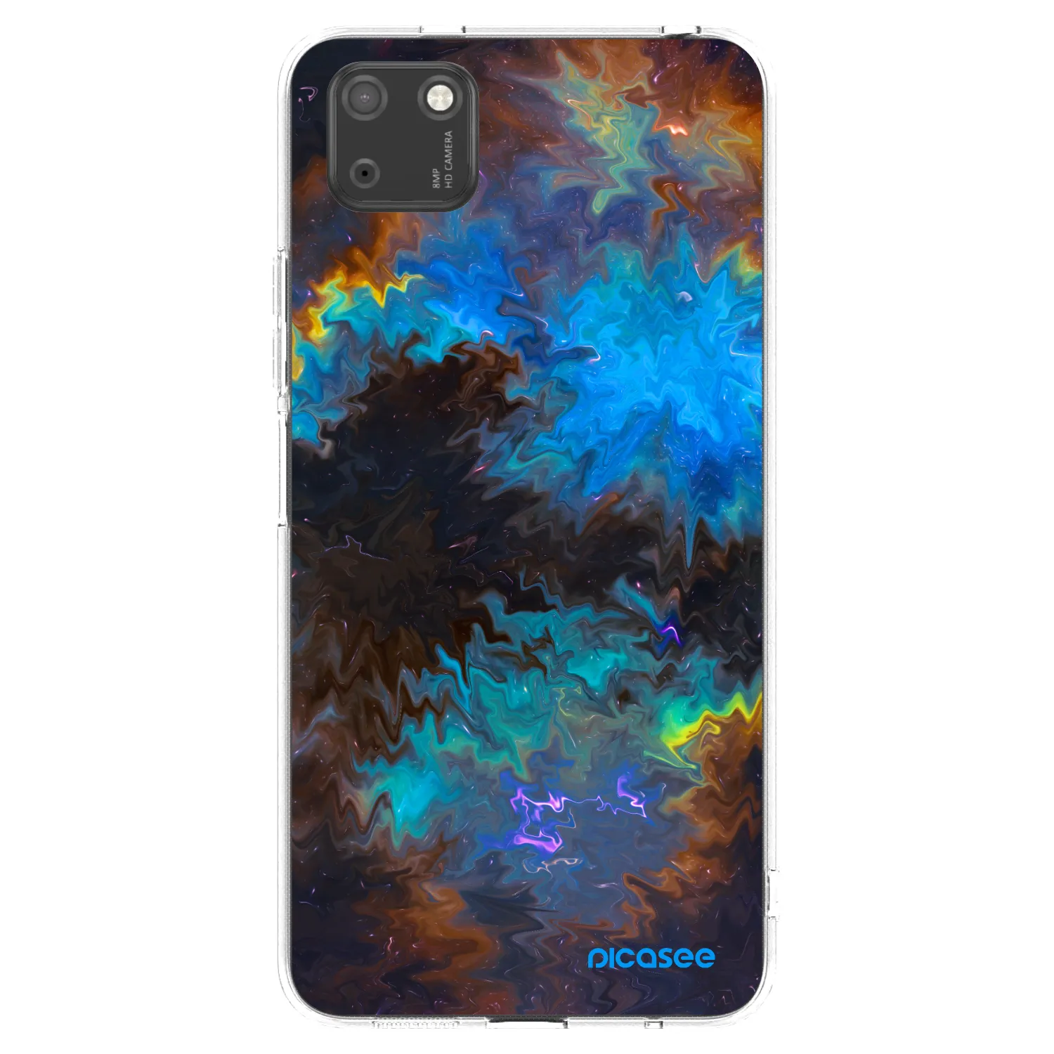 Picasee silikonska prozirna maskica za Huawei Y5P - Space