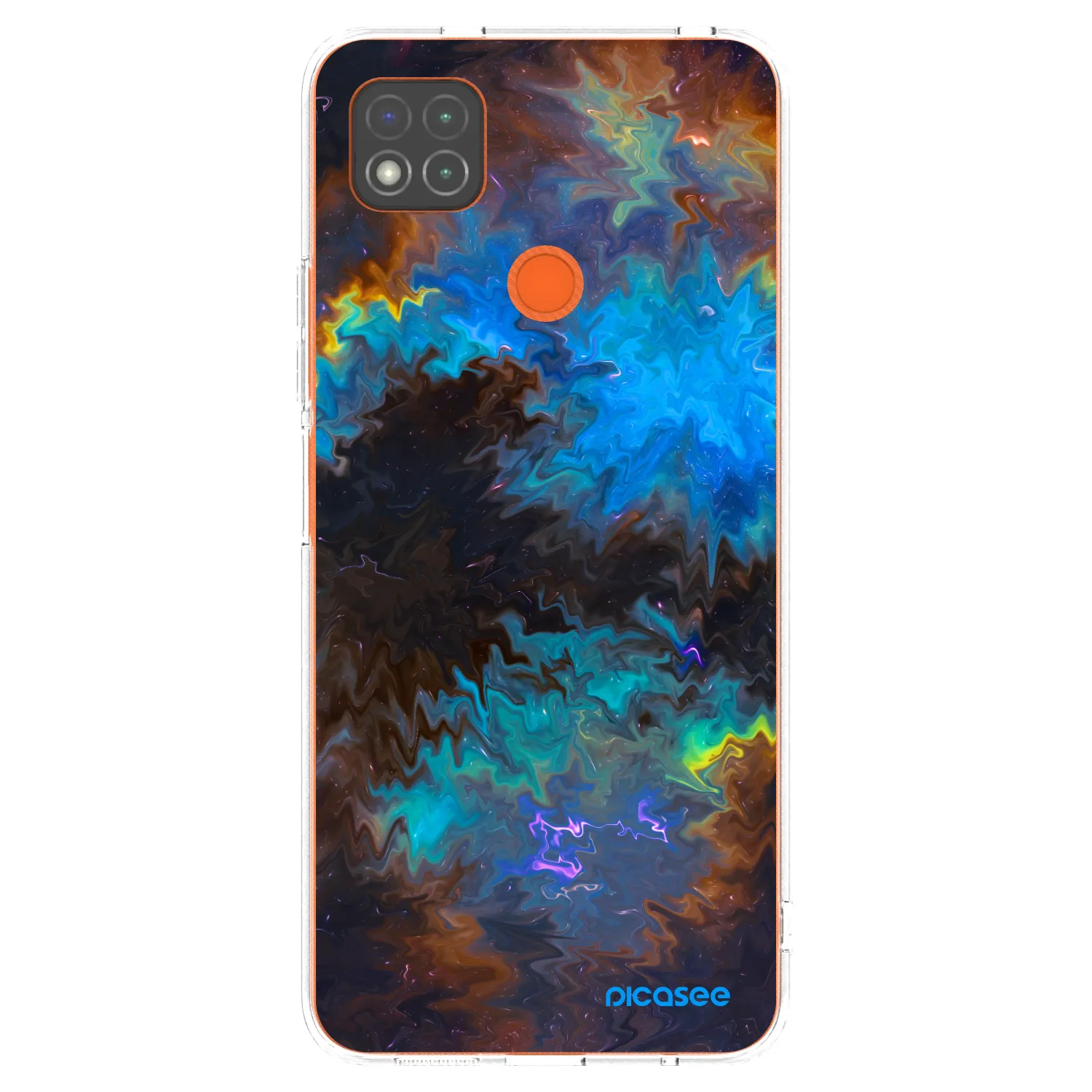 Picasee silikonska prozirna maskica za Xiaomi Redmi 9C - Space