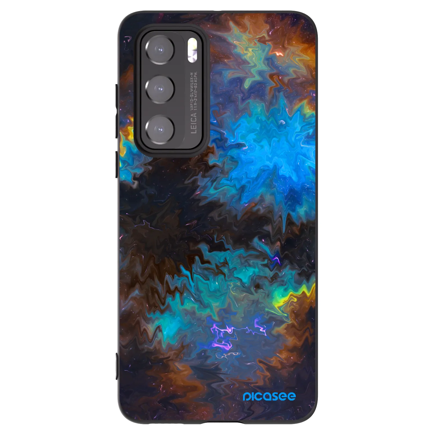 Picasee crna silikonska maskica za Huawei P40 - Space