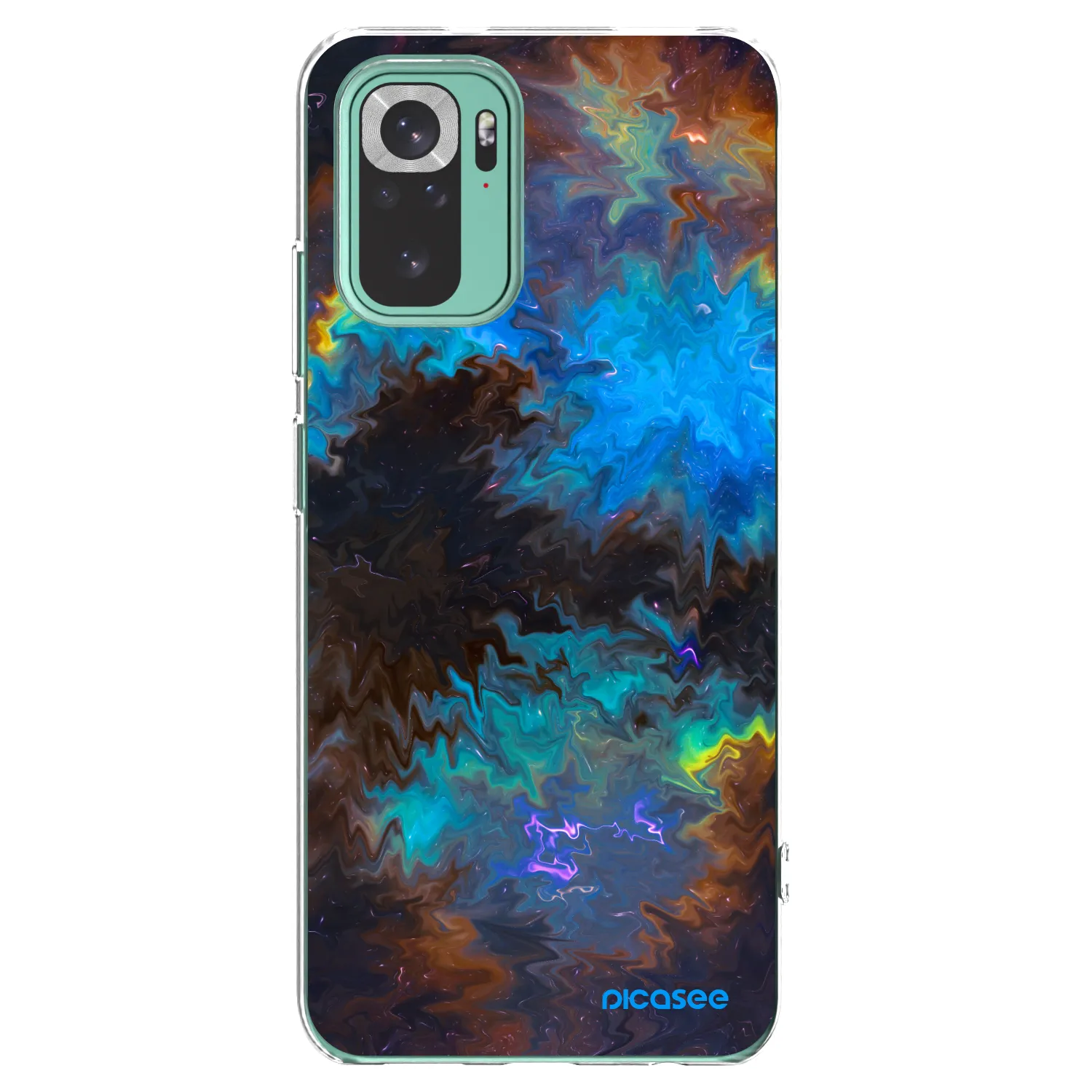 Picasee silikonska prozirna maskica za Xiaomi Redmi Note 10 Pro - Space