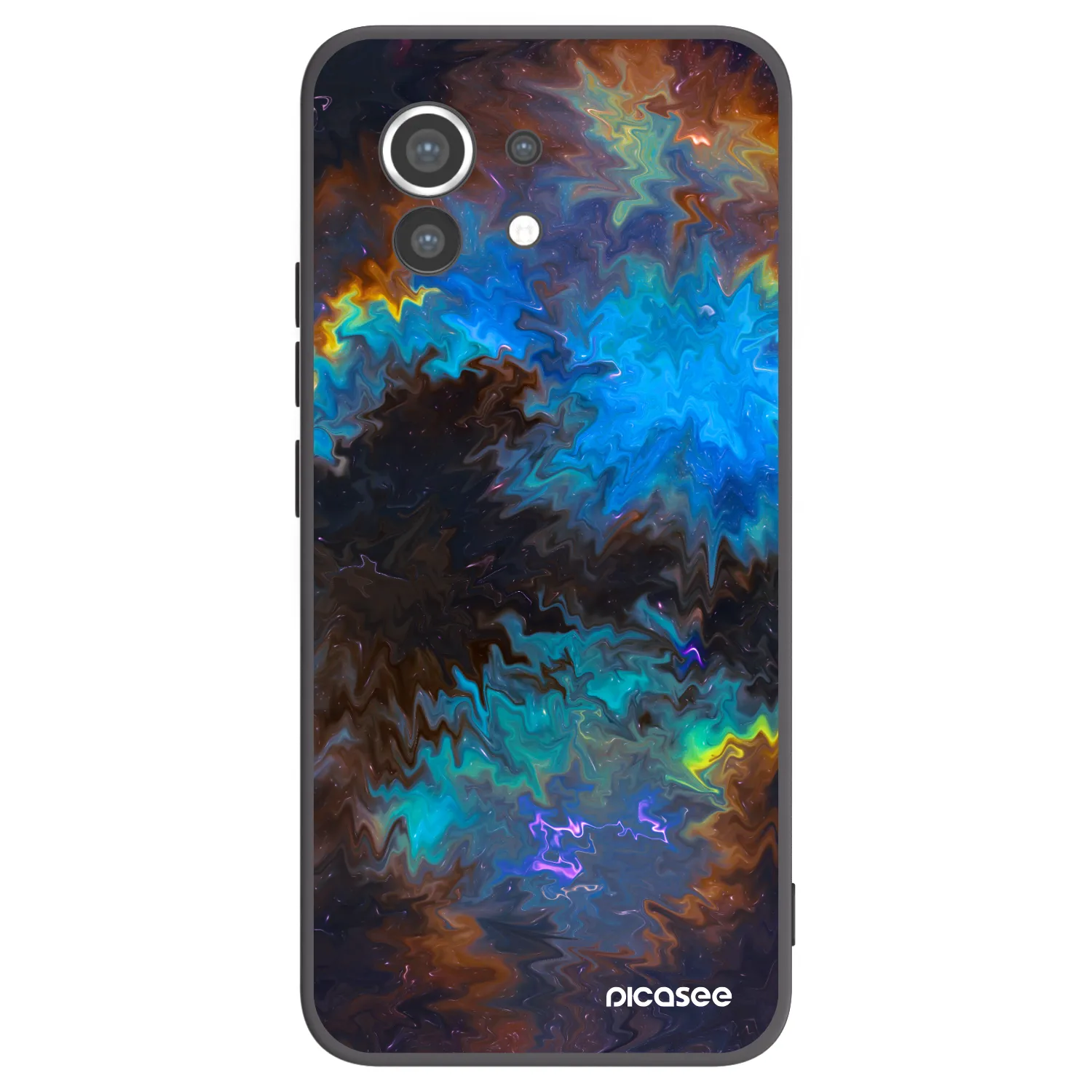 Picasee crna silikonska maskica za Xiaomi Mi 11 - Space