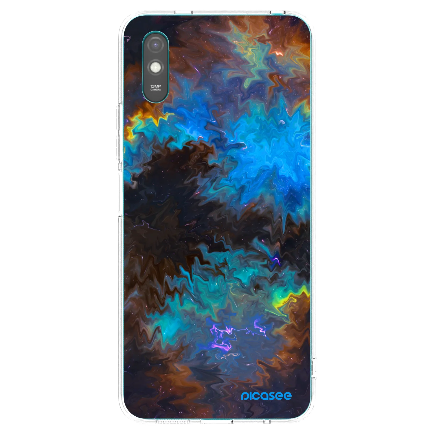 Picasee silikonska prozirna maskica za Xiaomi Redmi 9AT - Space
