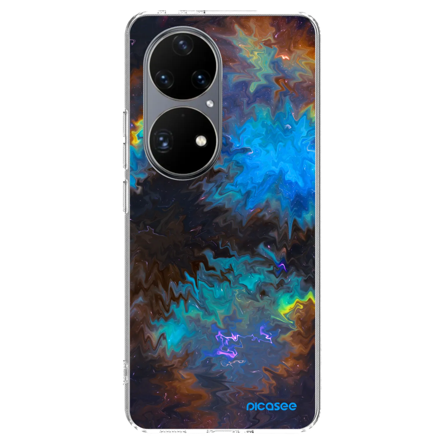 Picasee silikonska prozirna maskica za Huawei P50 - Space
