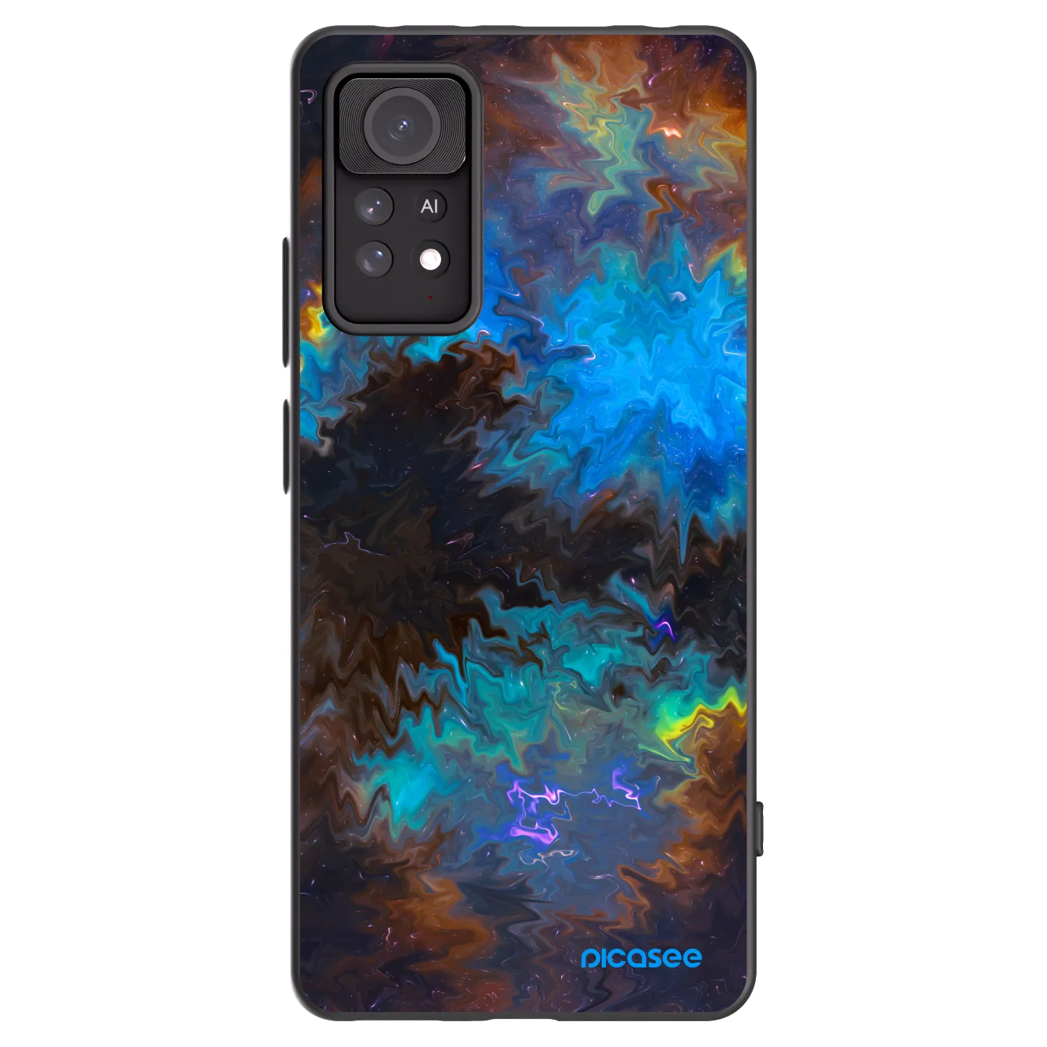 Picasee crna silikonska maskica za Xiaomi Redmi Note 11 Pro 5G - Space
