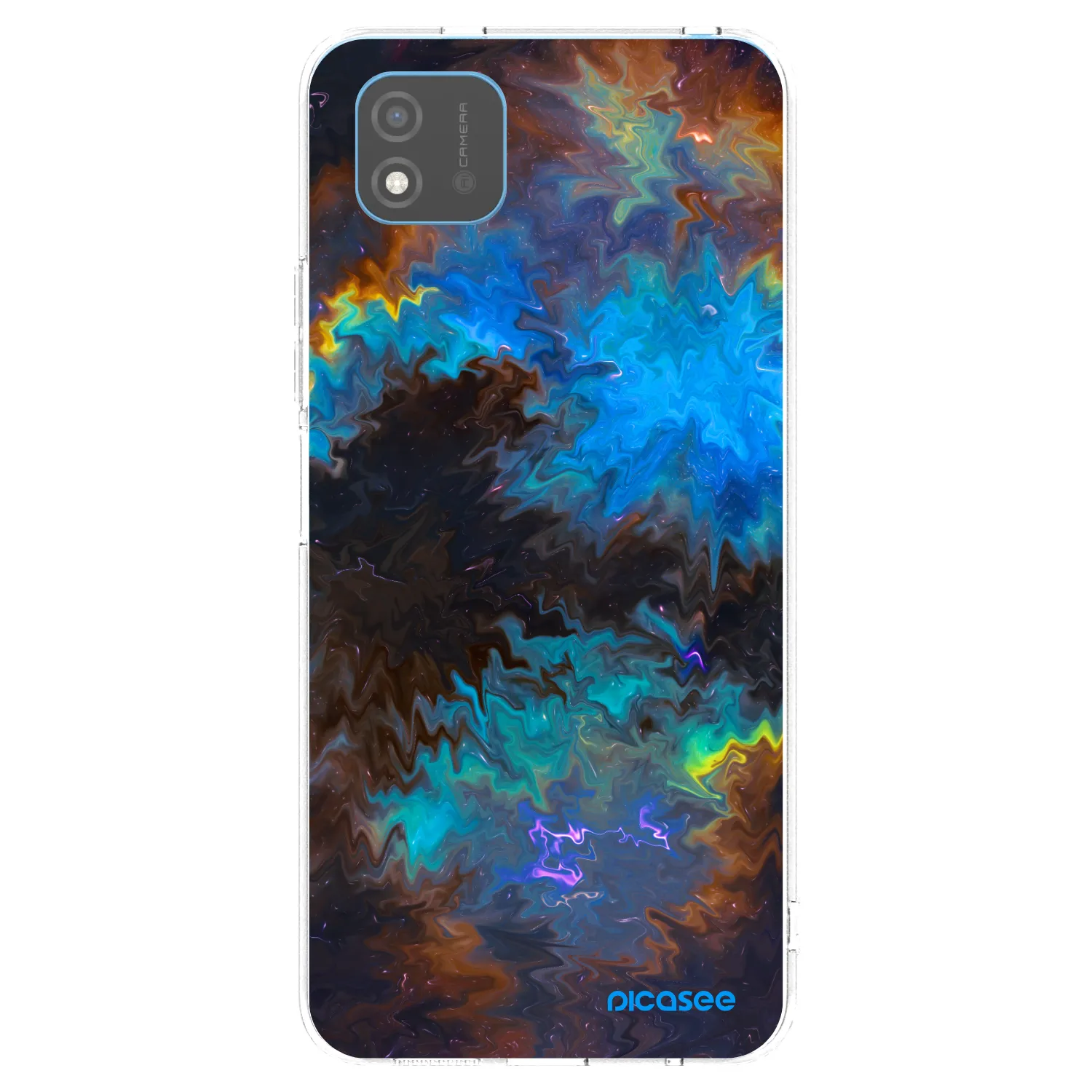Picasee silikonska prozirna maskica za Realme C11 (2021) - Space