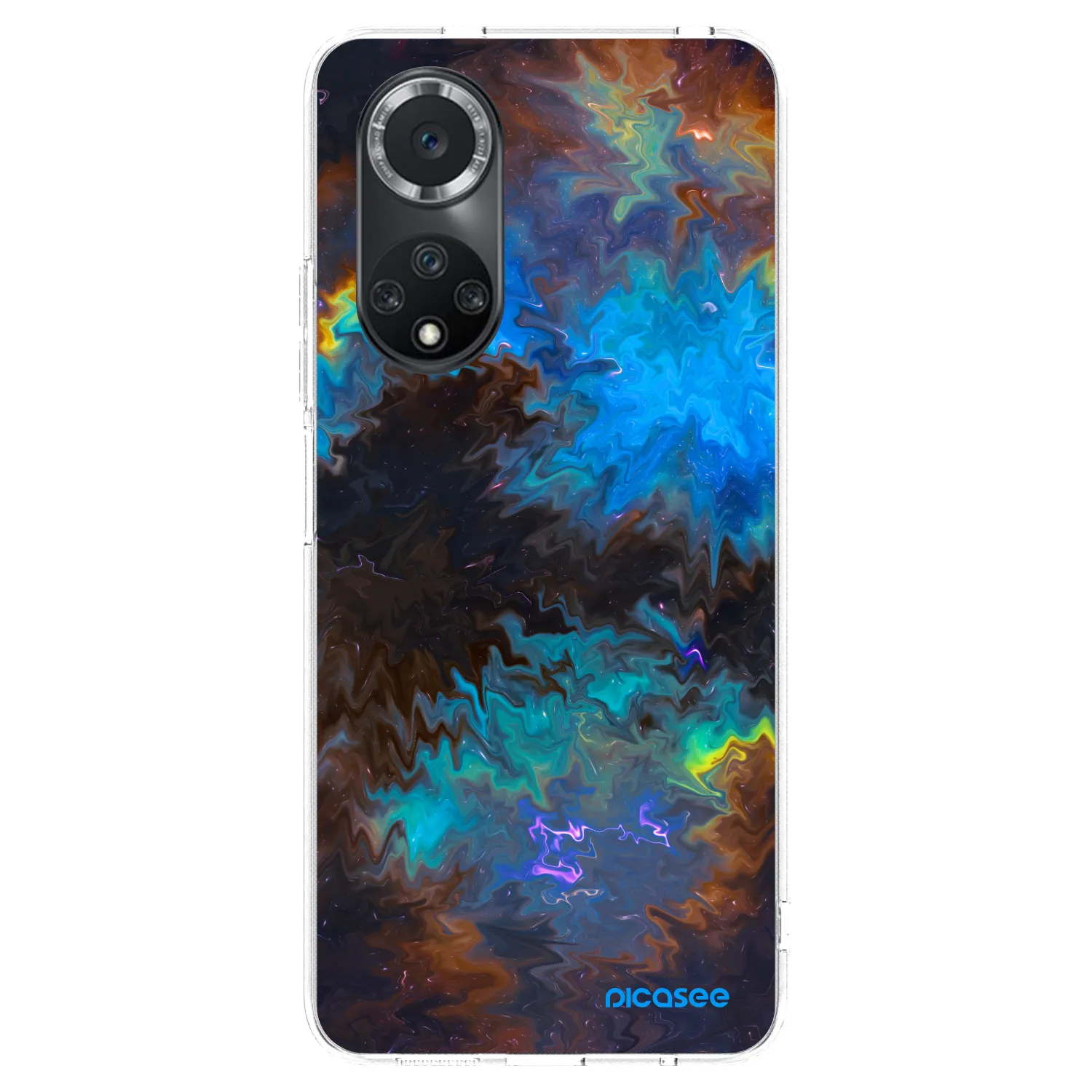 Picasee silikonska prozirna maskica za Huawei Nova 9 SE - Space