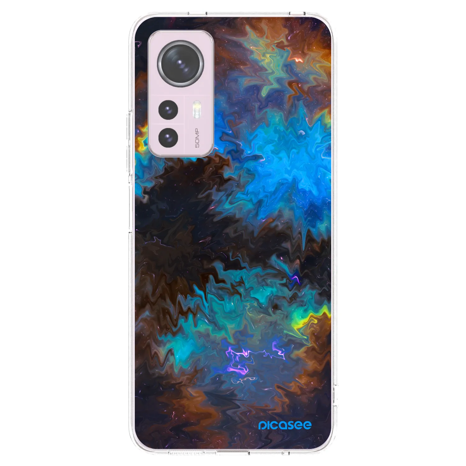 Picasee silikonska prozirna maskica za Xiaomi 12 - Space