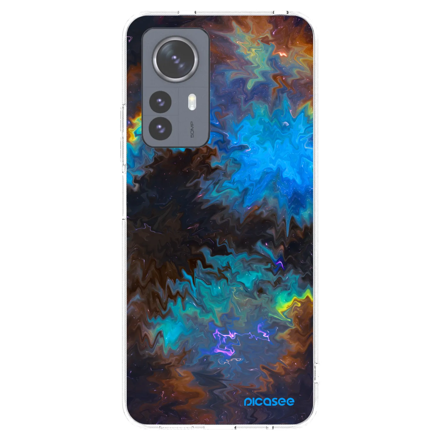 Picasee silikonska prozirna maskica za Xiaomi 12 Pro - Space