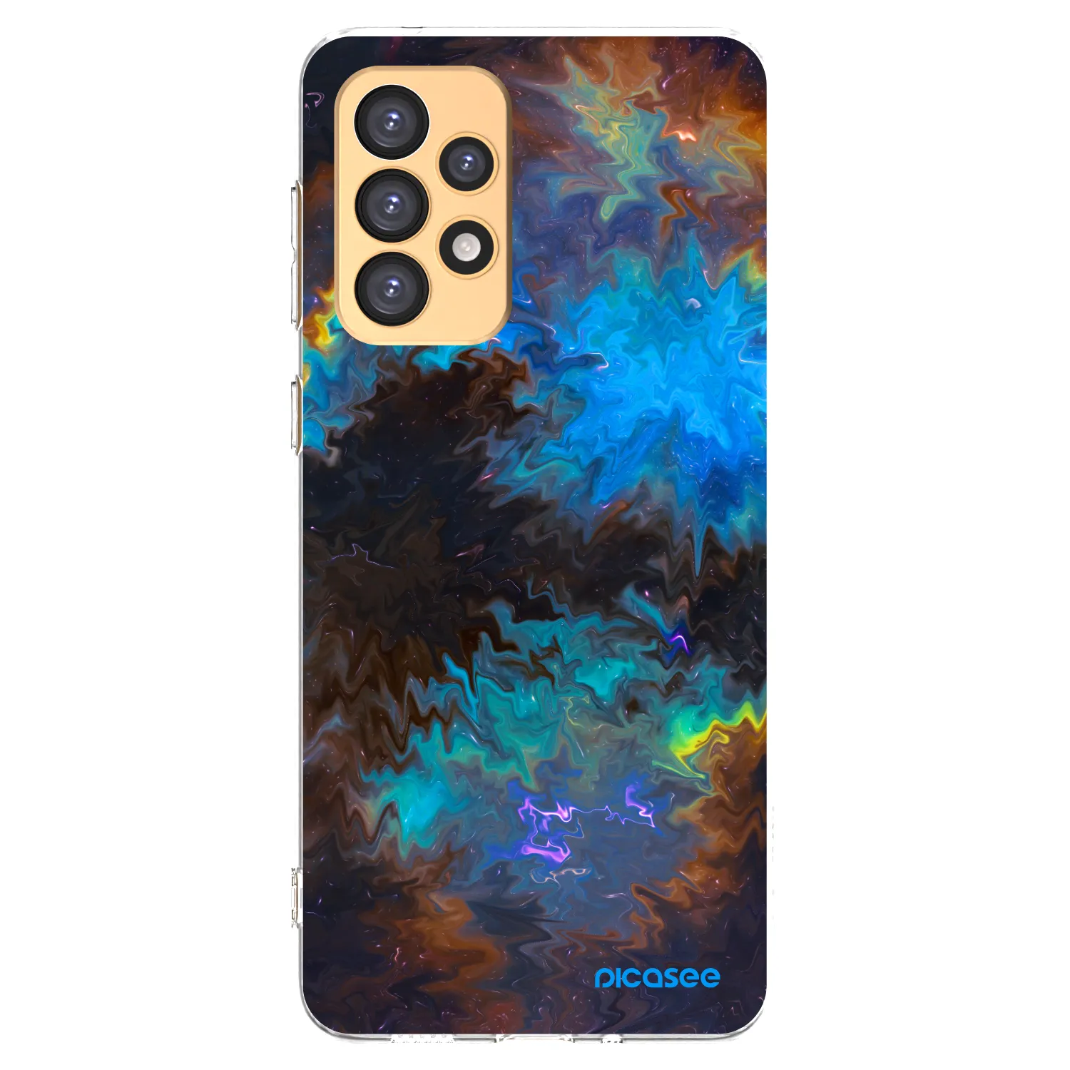 Picasee silikonska prozirna maskica za Samsung Galaxy A33 5G A336 - Space