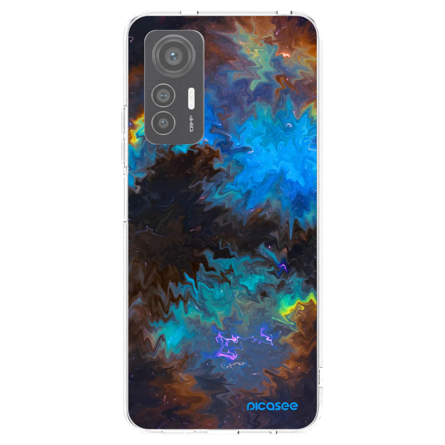 Picasee silikonska prozirna maskica za Xiaomi 12 Lite - Space