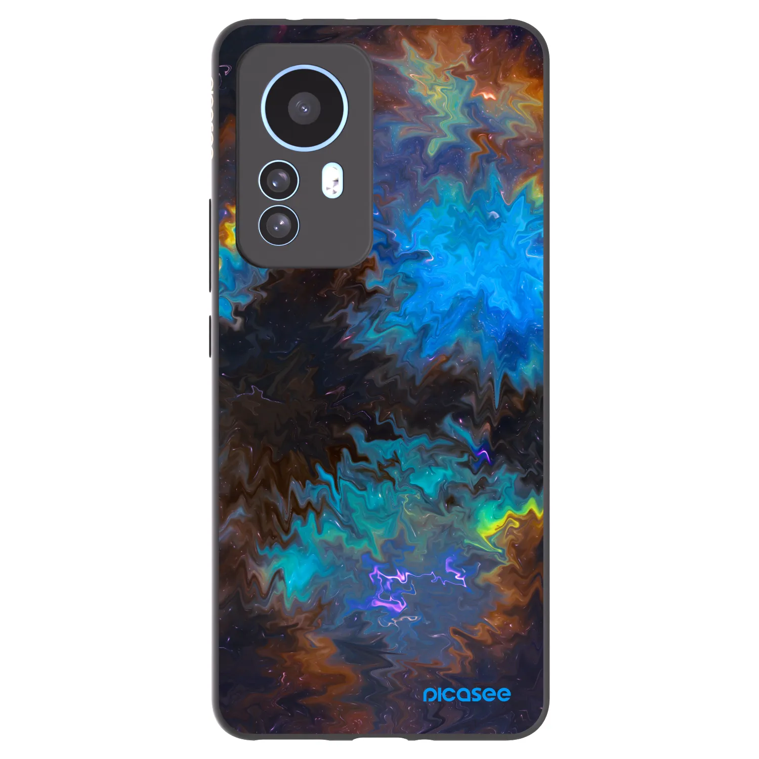 Picasee crna silikonska maskica za Xiaomi 12T Pro - Space