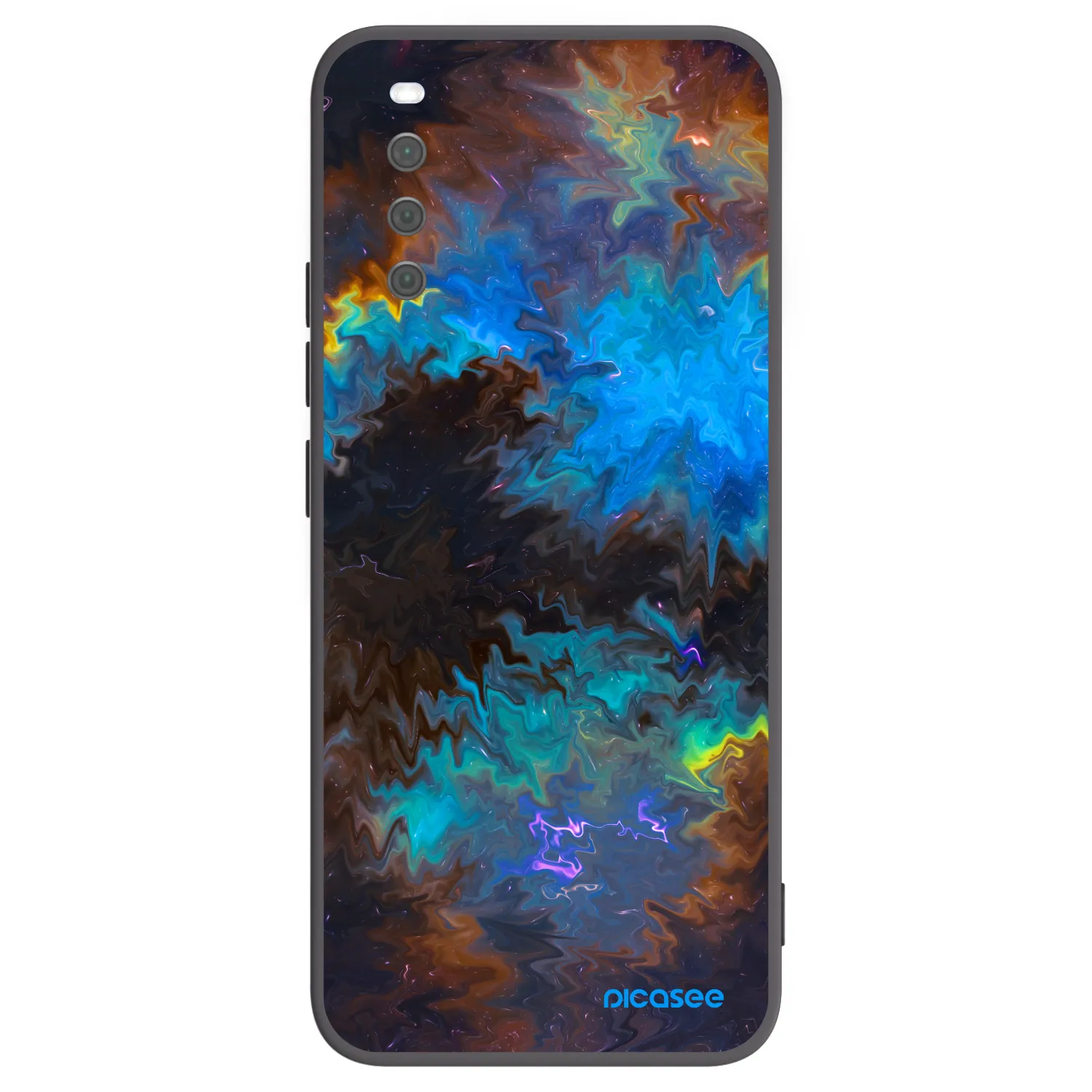 Picasee crna silikonska maskica za Sony Xperia 10 III - Space