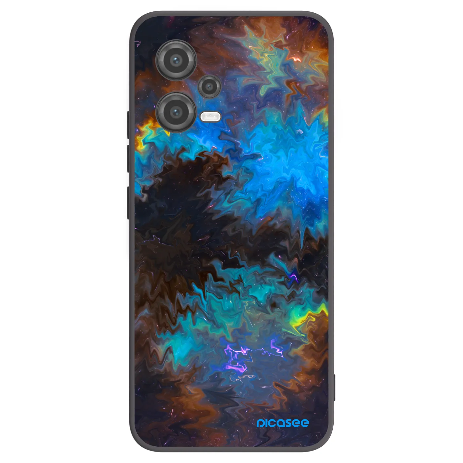 Picasee crna silikonska maskica za Xiaomi Poco X5 - Space