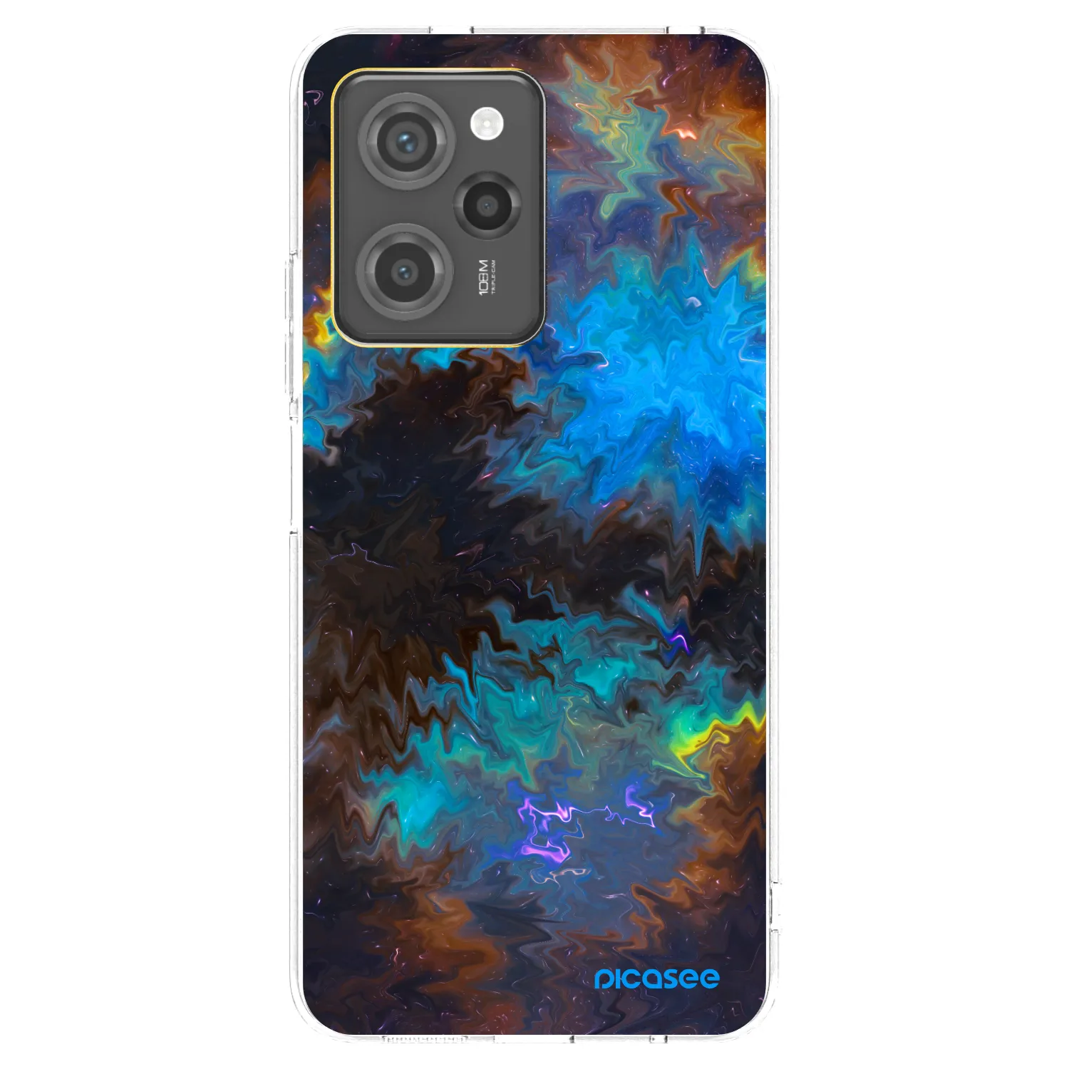 Picasee silikonska prozirna maskica za Xiaomi Poco X5 Pro - Space