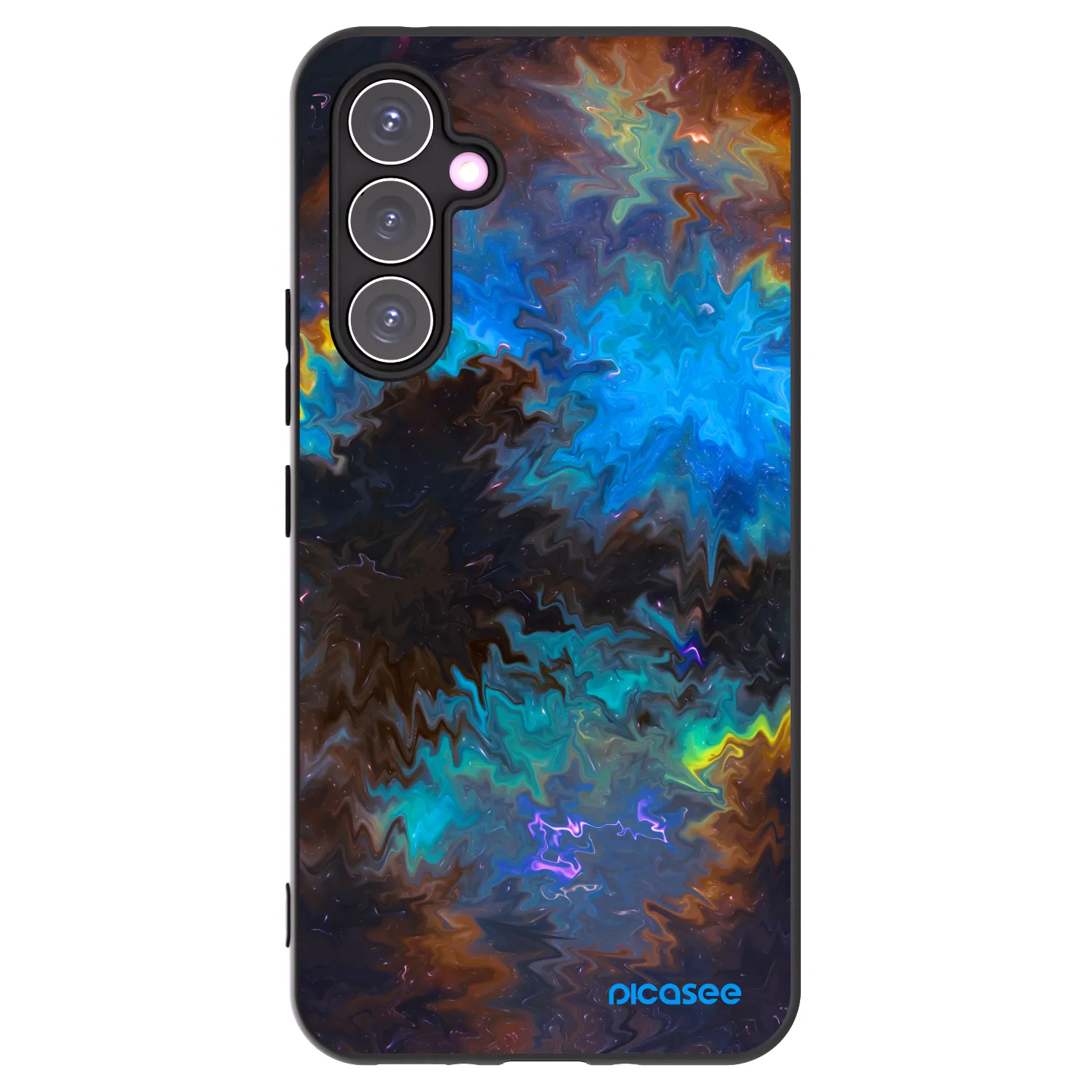 Picasee crna silikonska maskica za Samsung Galaxy A54 5G A546B - Space