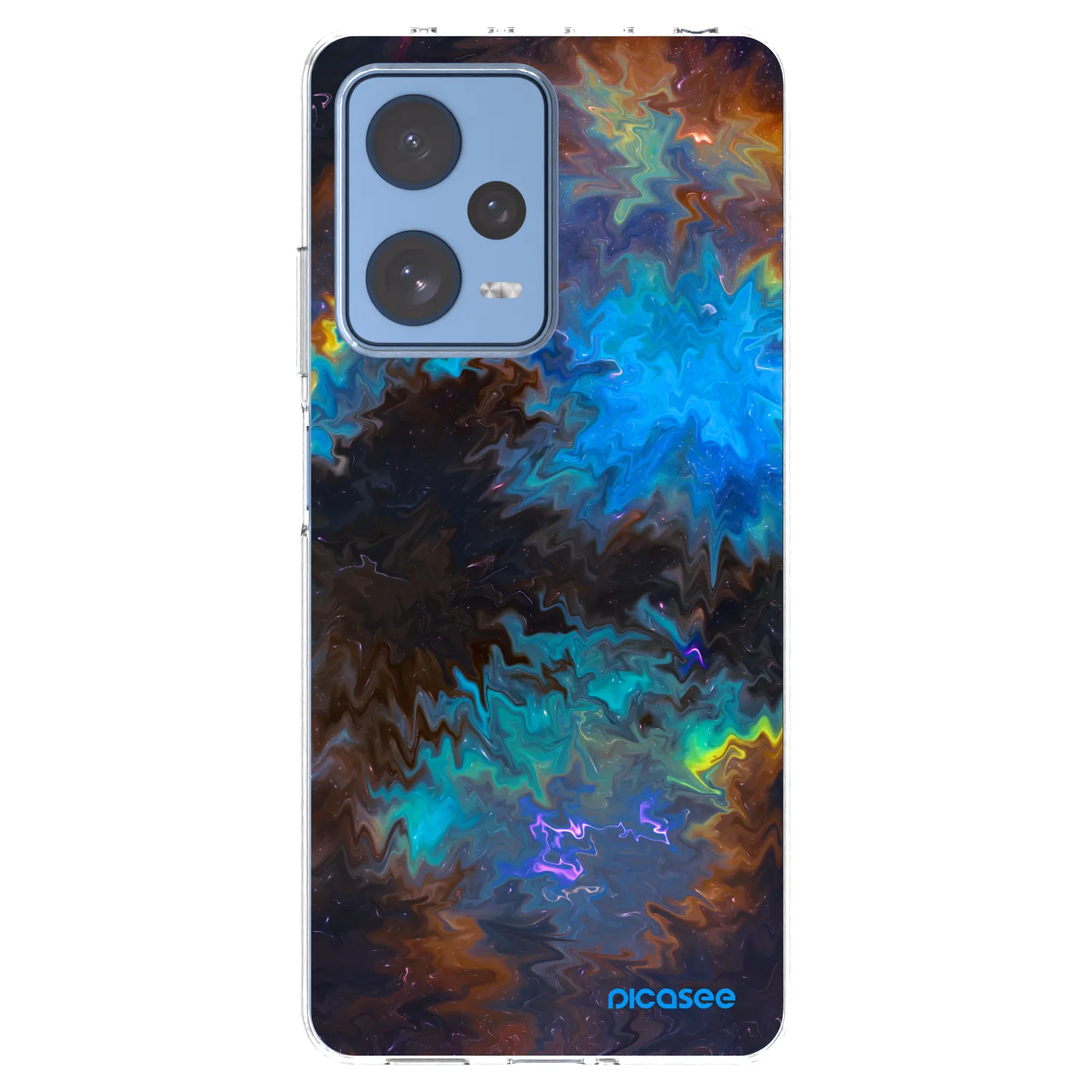 Picasee silikonska prozirna maskica za Xiaomi Redmi Note 12 Pro 5G - Space