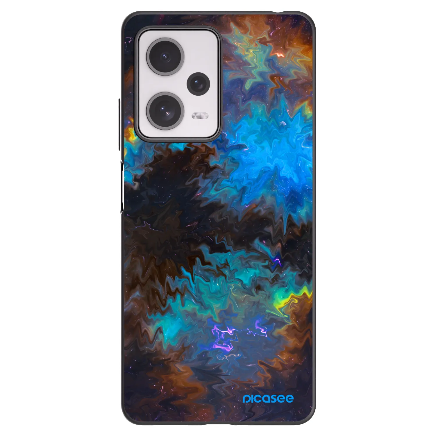 Picasee crna silikonska maskica za Xiaomi Redmi Note 12 Pro+ 5G - Space