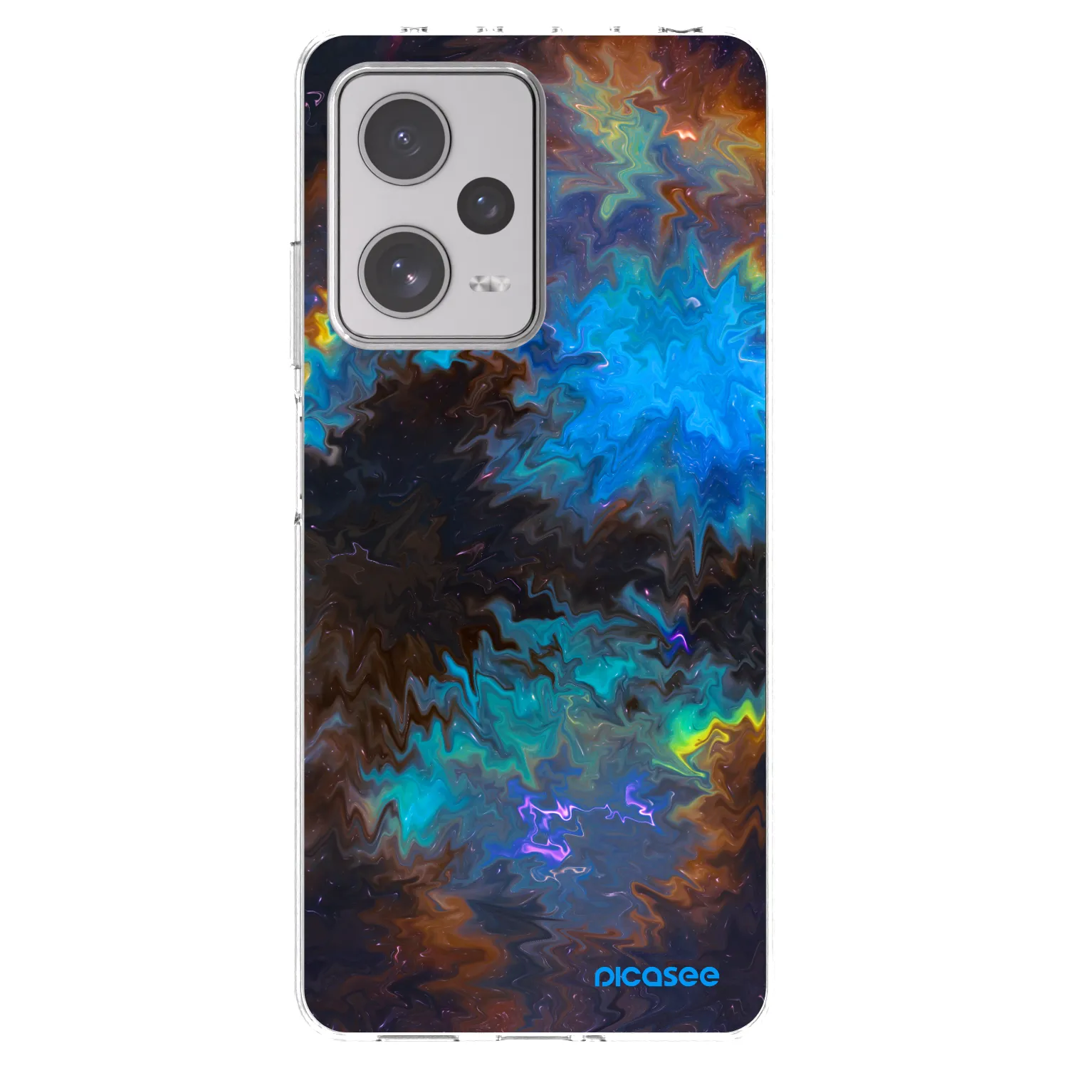 Picasee silikonska prozirna maskica za Xiaomi Redmi Note 12 Pro+ 5G - Space