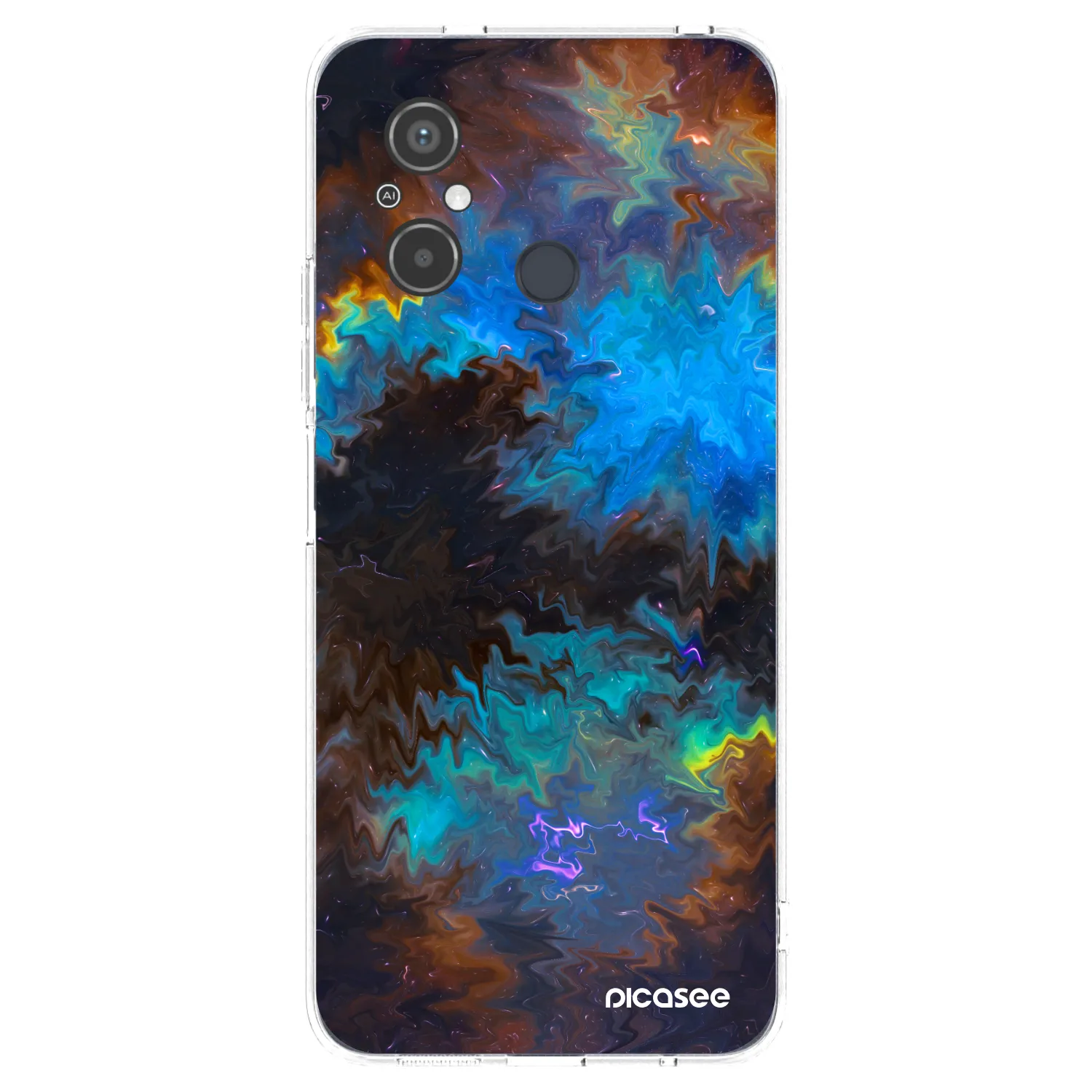 Picasee silikonska prozirna maskica za Xiaomi Redmi 12C - Space