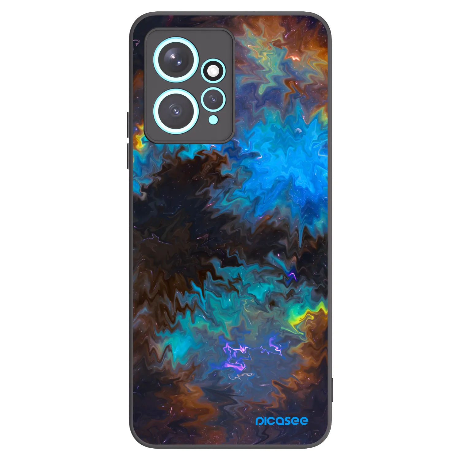 Picasee crna silikonska maskica za Xiaomi Redmi Note 12 4G - Space