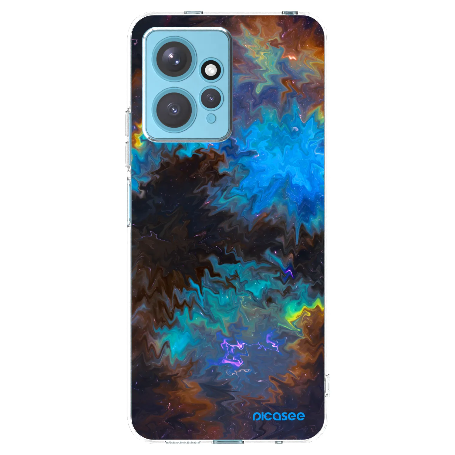Picasee silikonska prozirna maskica za Xiaomi Redmi Note 12 4G - Space