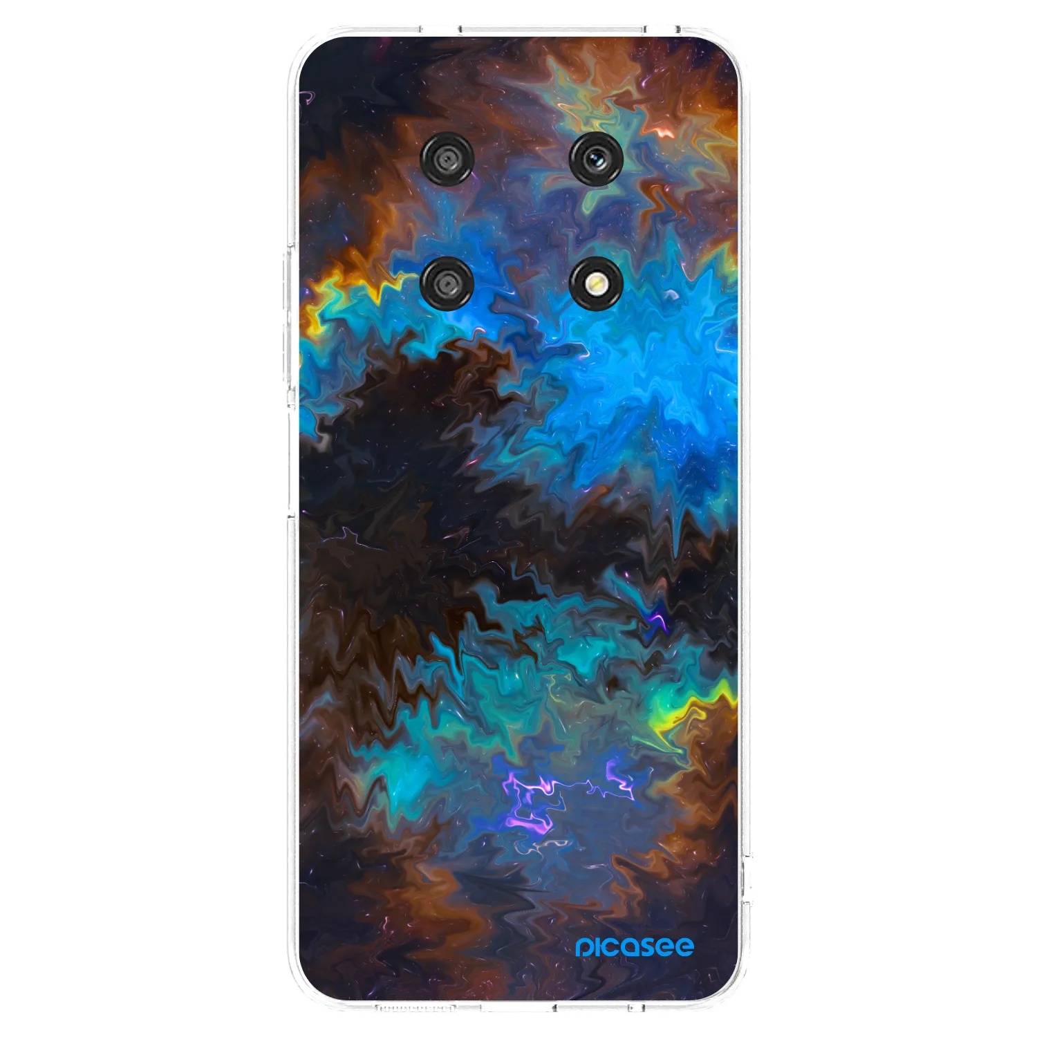 Picasee silikonska prozirna maskica za Honor Magic4 Lite 5G - Space