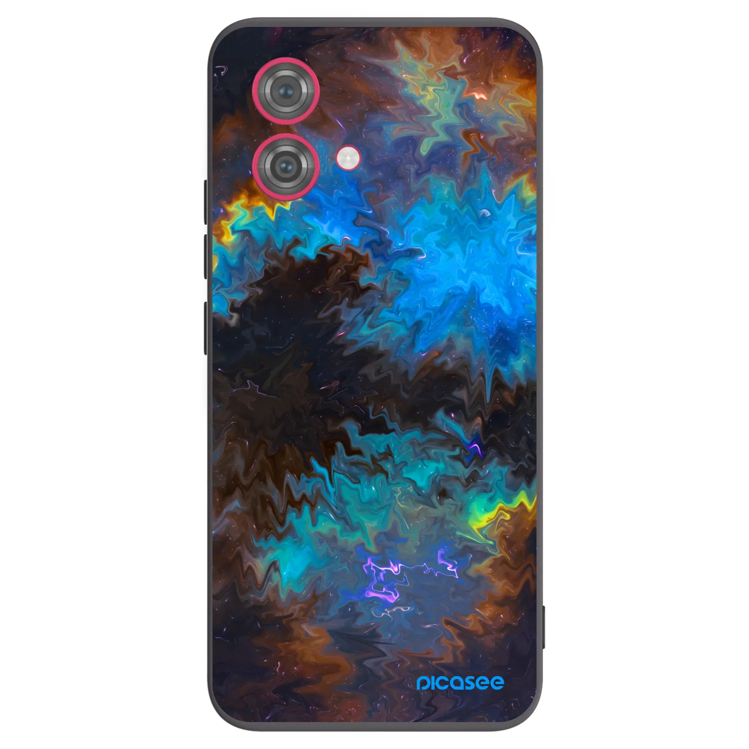 Picasee crna silikonska maskica za Motorola Moto G84 5G - Space