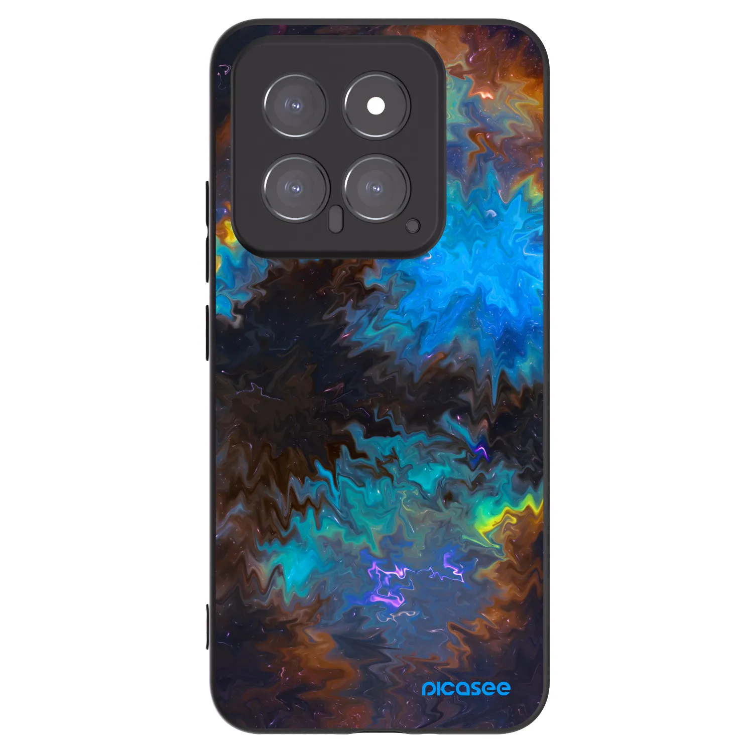 Picasee crna silikonska maskica za Xiaomi 14 - Space