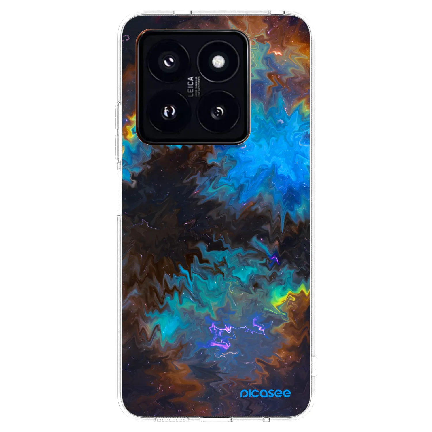 Picasee silikonska prozirna maskica za Xiaomi 14 Pro - Space