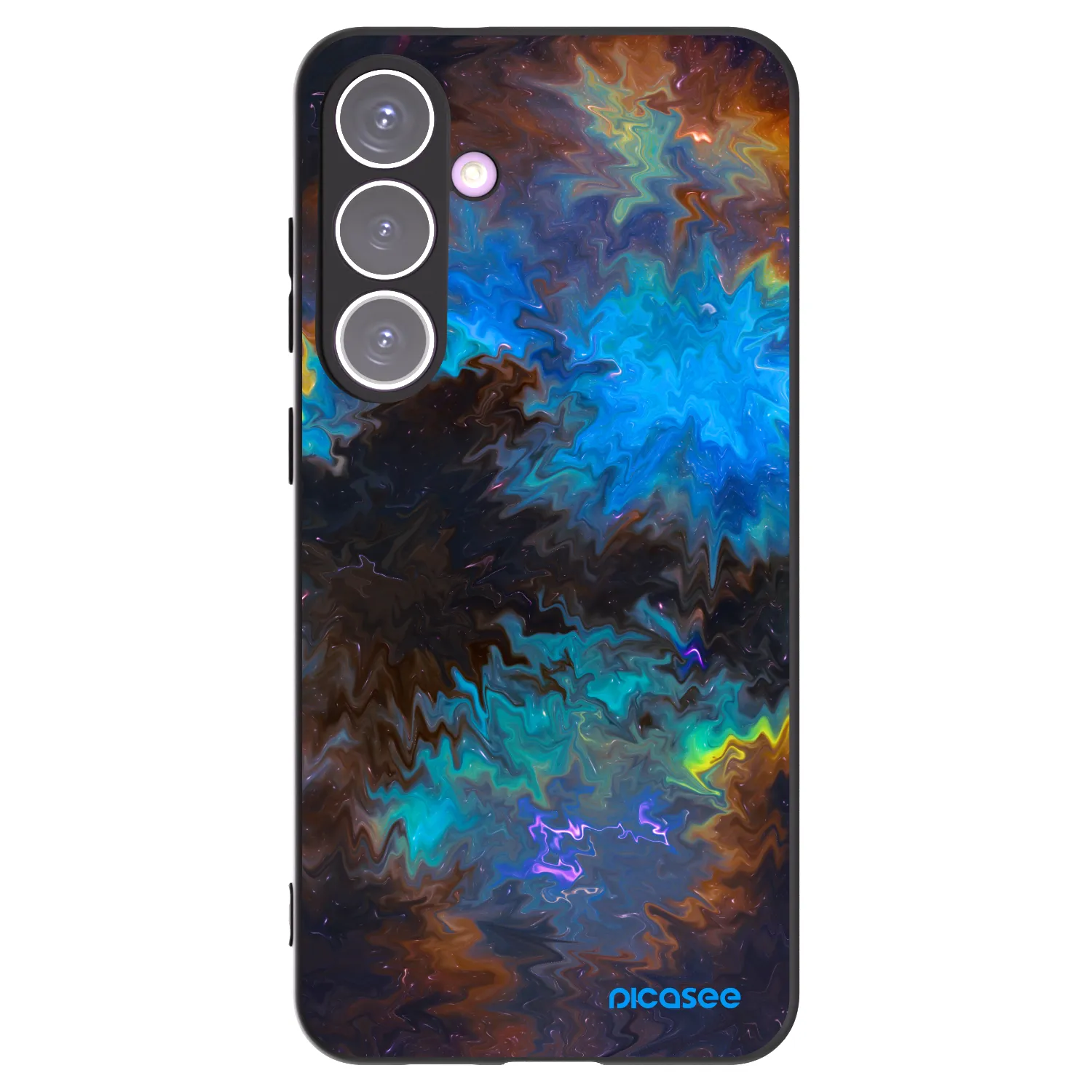 Picasee crna silikonska maskica za Samsung Galaxy S24+ S926B 5G - Space