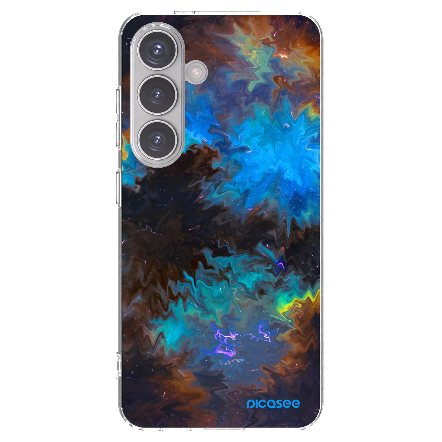 Picasee silikonska prozirna maskica za Samsung Galaxy S24 S921B 5G - Space