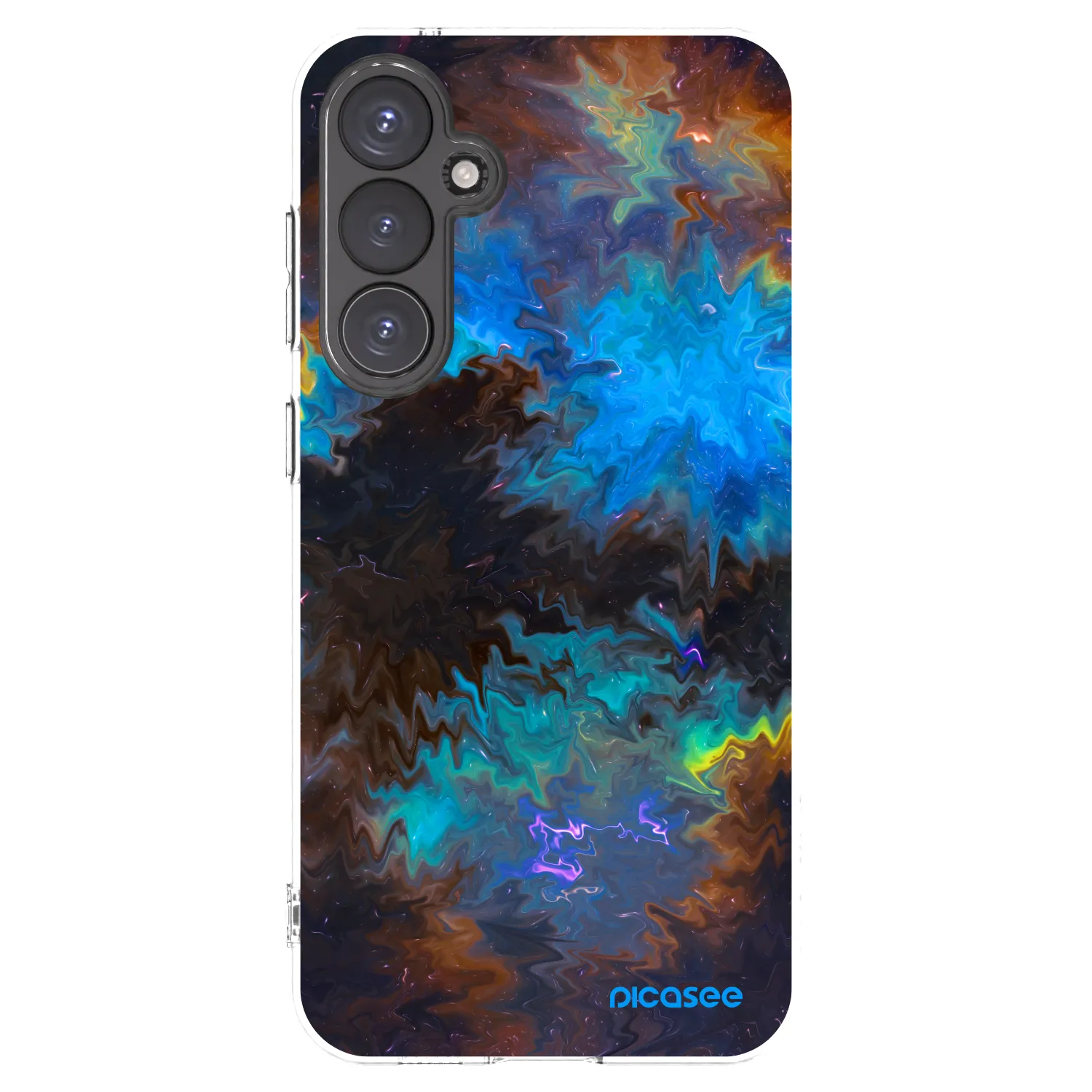 Picasee silikonska prozirna maskica za Samsung Galaxy S23 FE S711B - Space