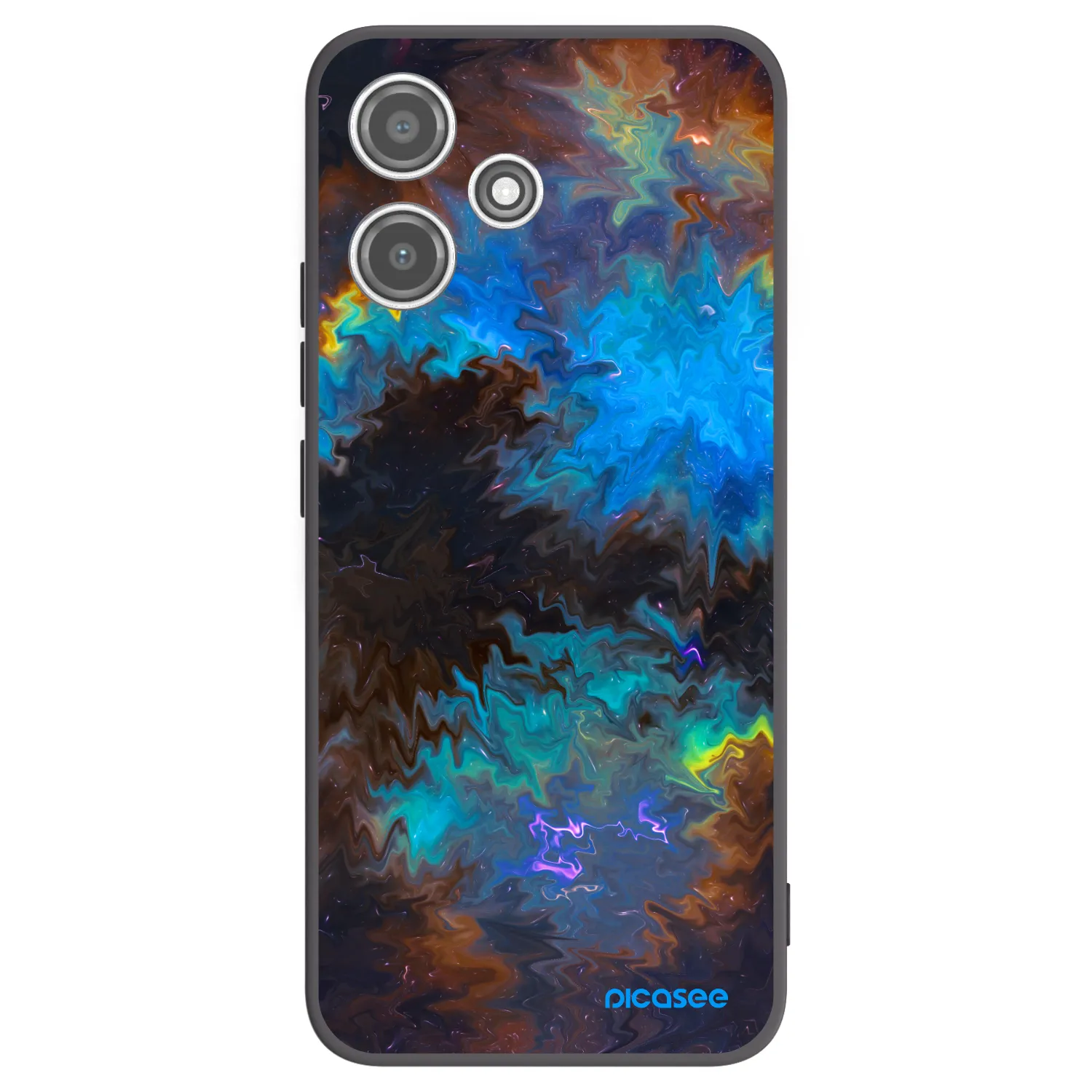 Picasee crna silikonska maskica za Xiaomi Redmi 12 5G - Space