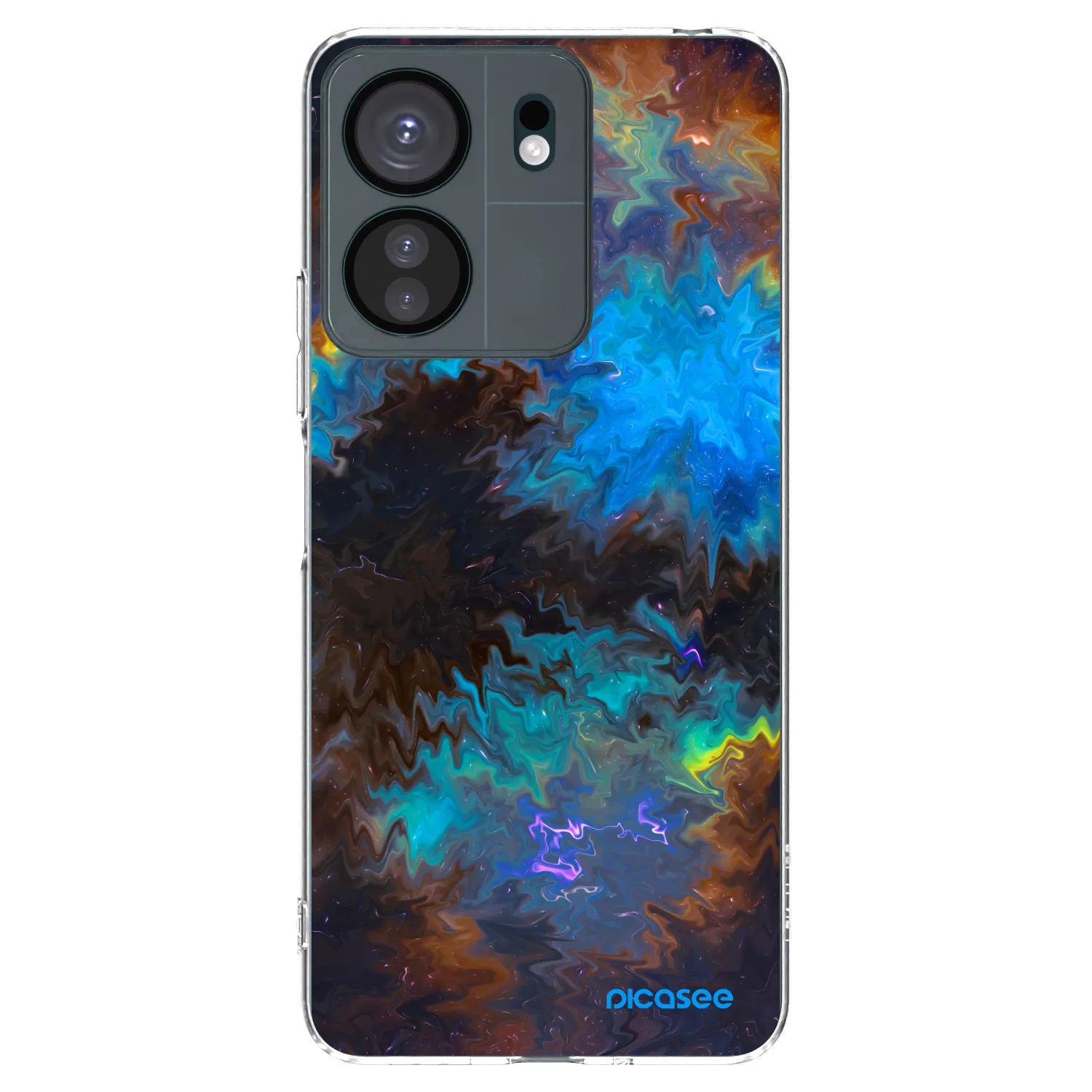 Picasee silikonska prozirna maskica za Xiaomi Redmi 13C 4G - Space