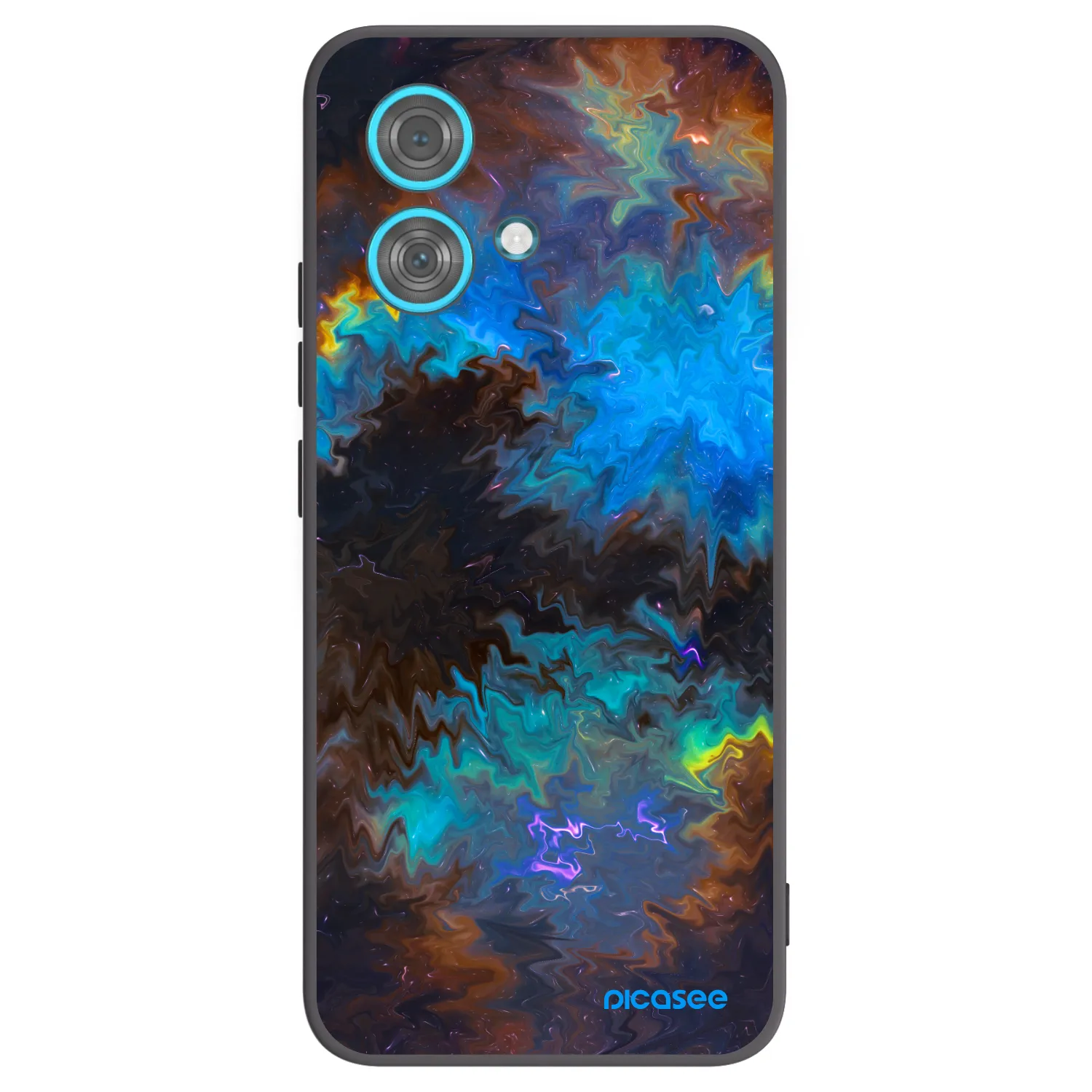 Picasee crna silikonska maskica za Motorola Edge 40 Neo - Space