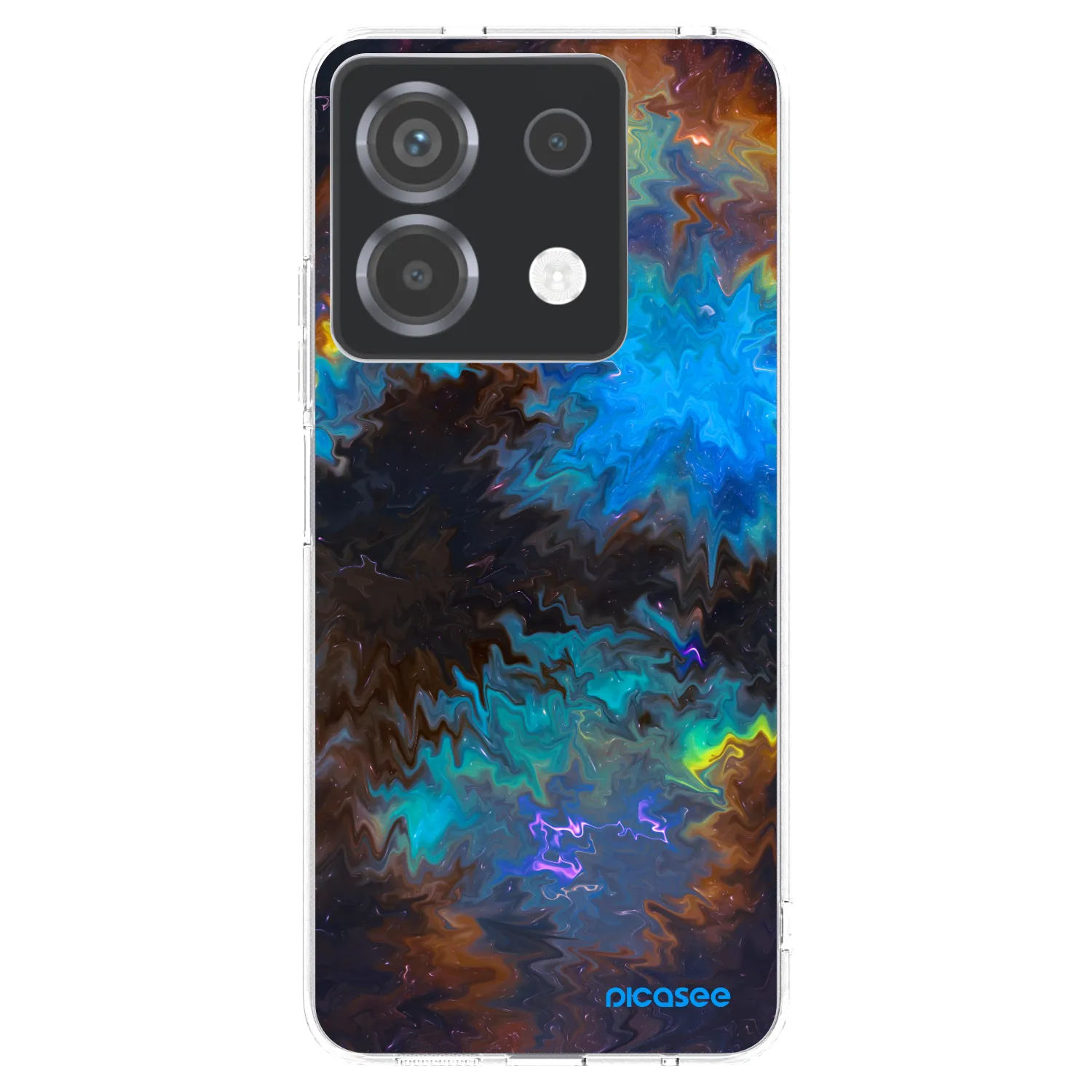 Picasee silikonska prozirna maskica za Xiaomi Poco X6 - Space
