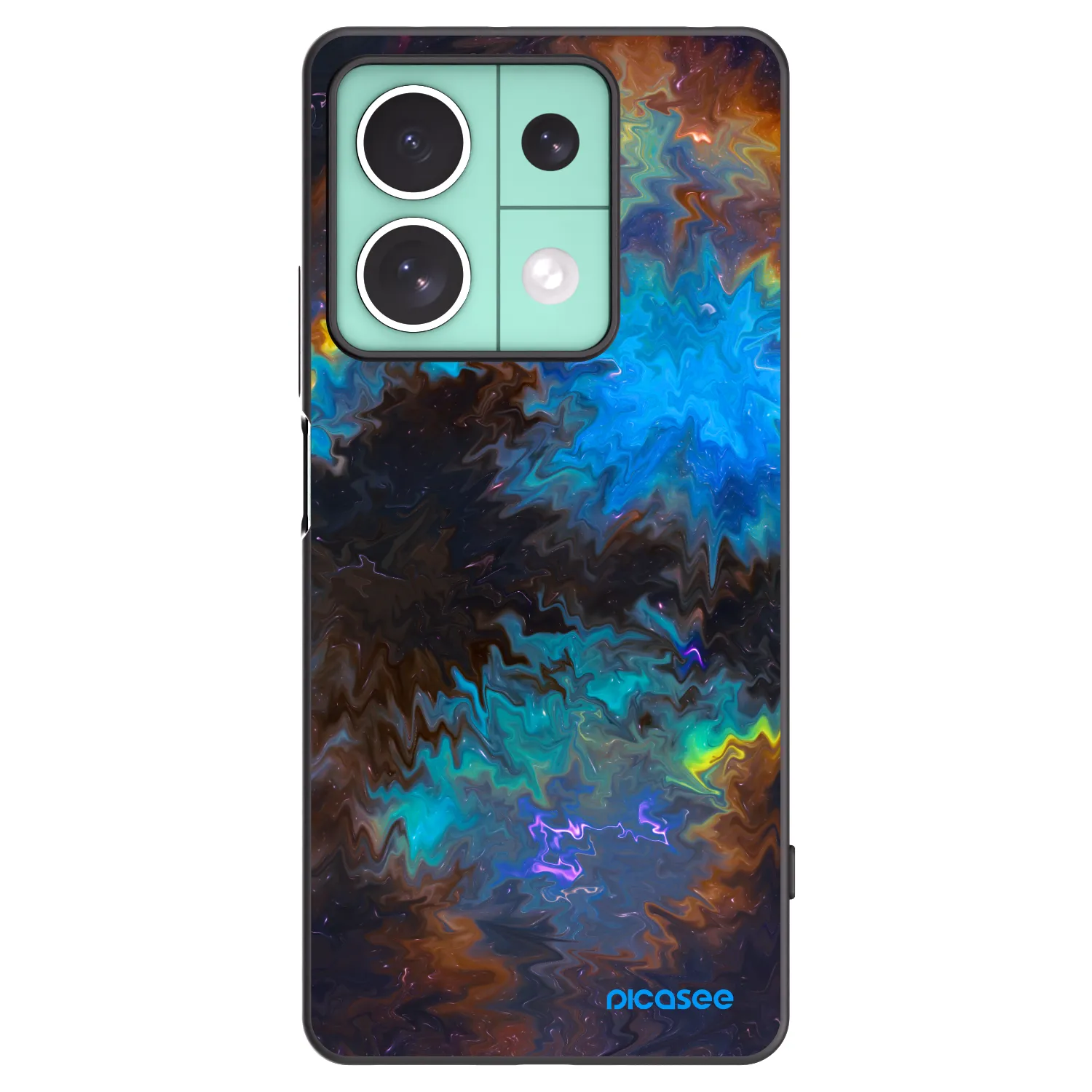 Picasee crna silikonska maskica za Xiaomi Redmi Note 13 5G - Space