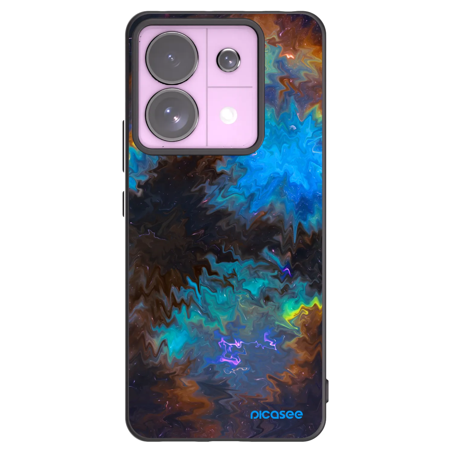 Picasee crna silikonska maskica za Xiaomi Redmi Note 13 Pro 5G - Space