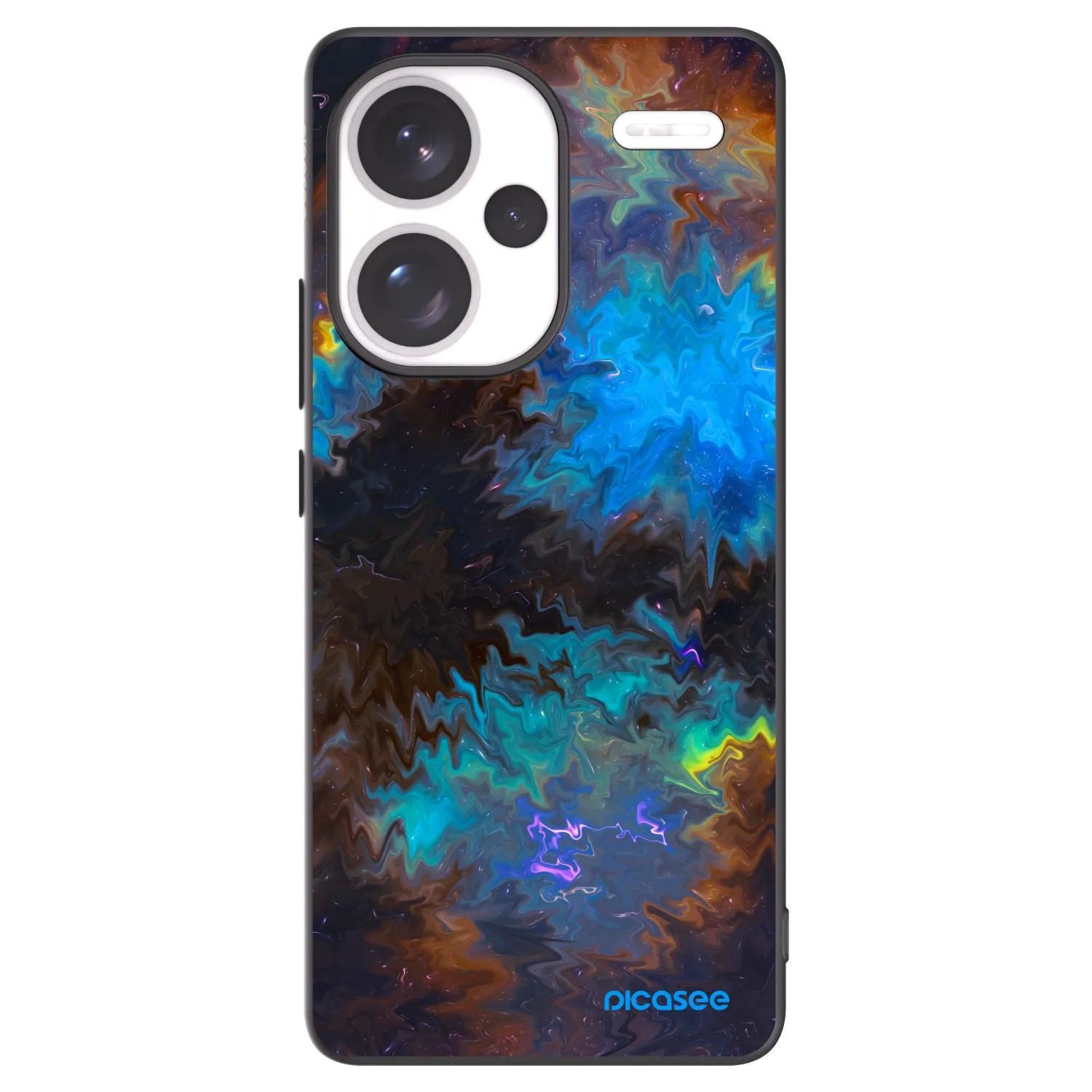 Picasee crna silikonska maskica za Xiaomi Redmi Note 13 Pro+ 5G - Space