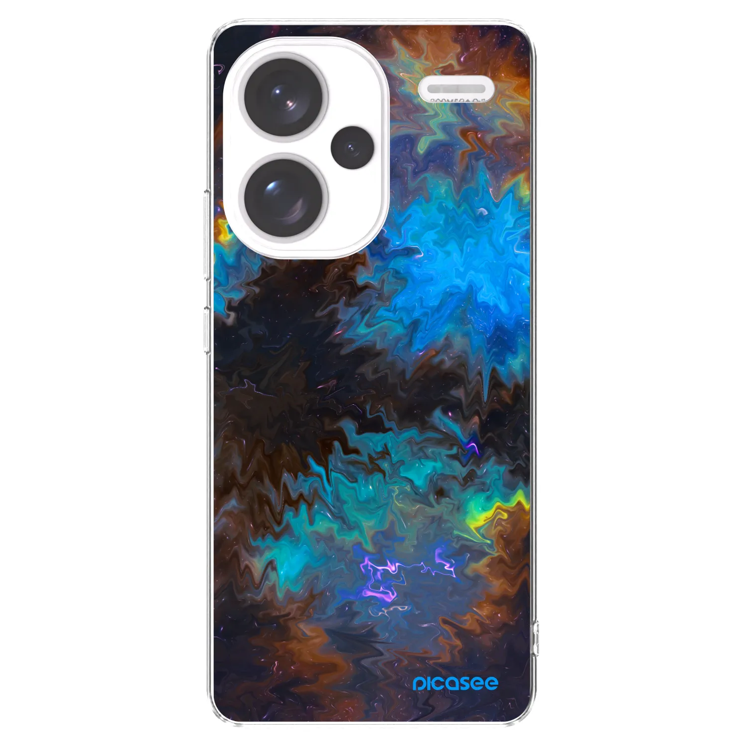 Picasee silikonska prozirna maskica za Xiaomi Redmi Note 13 Pro+ 5G - Space