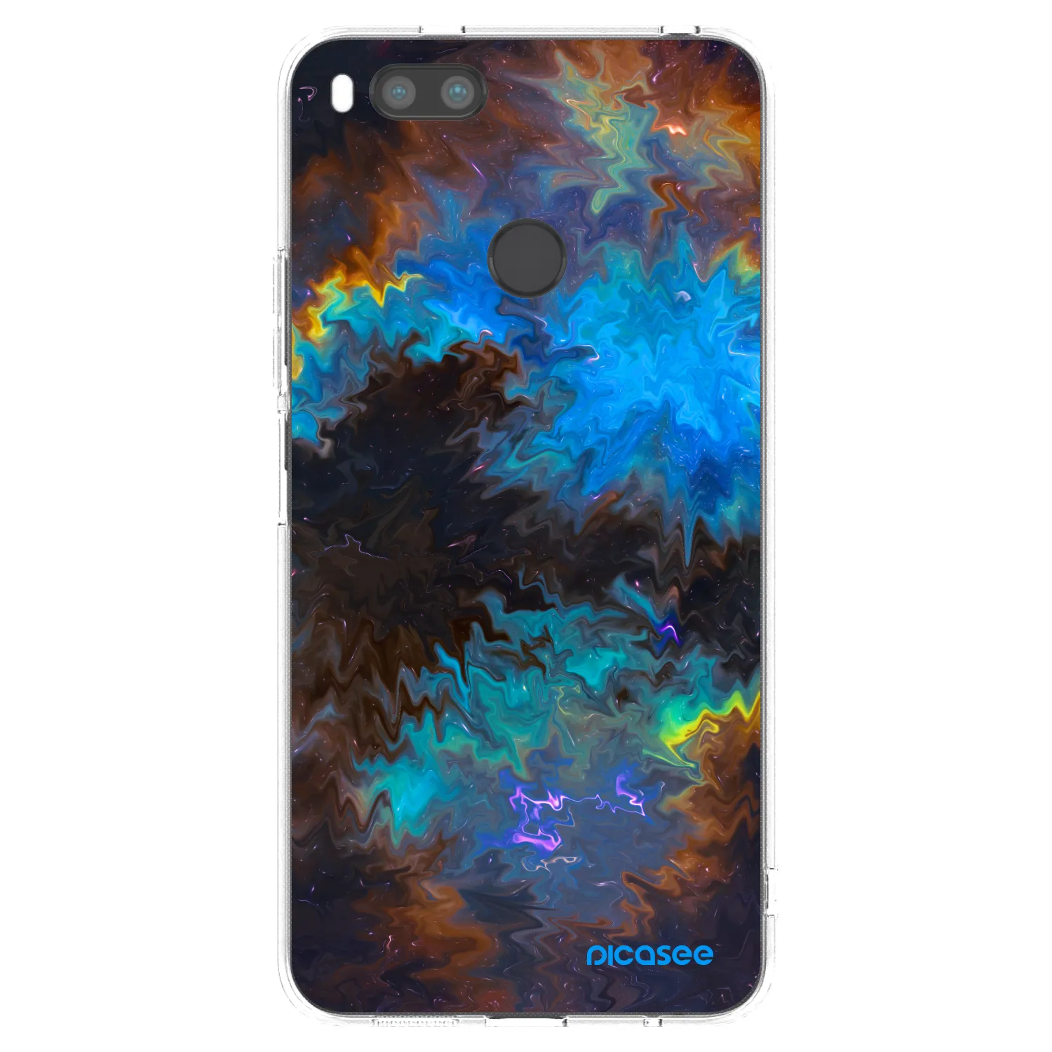 Picasee silikonska prozirna maskica za Xiaomi Mi A1 Global - Space