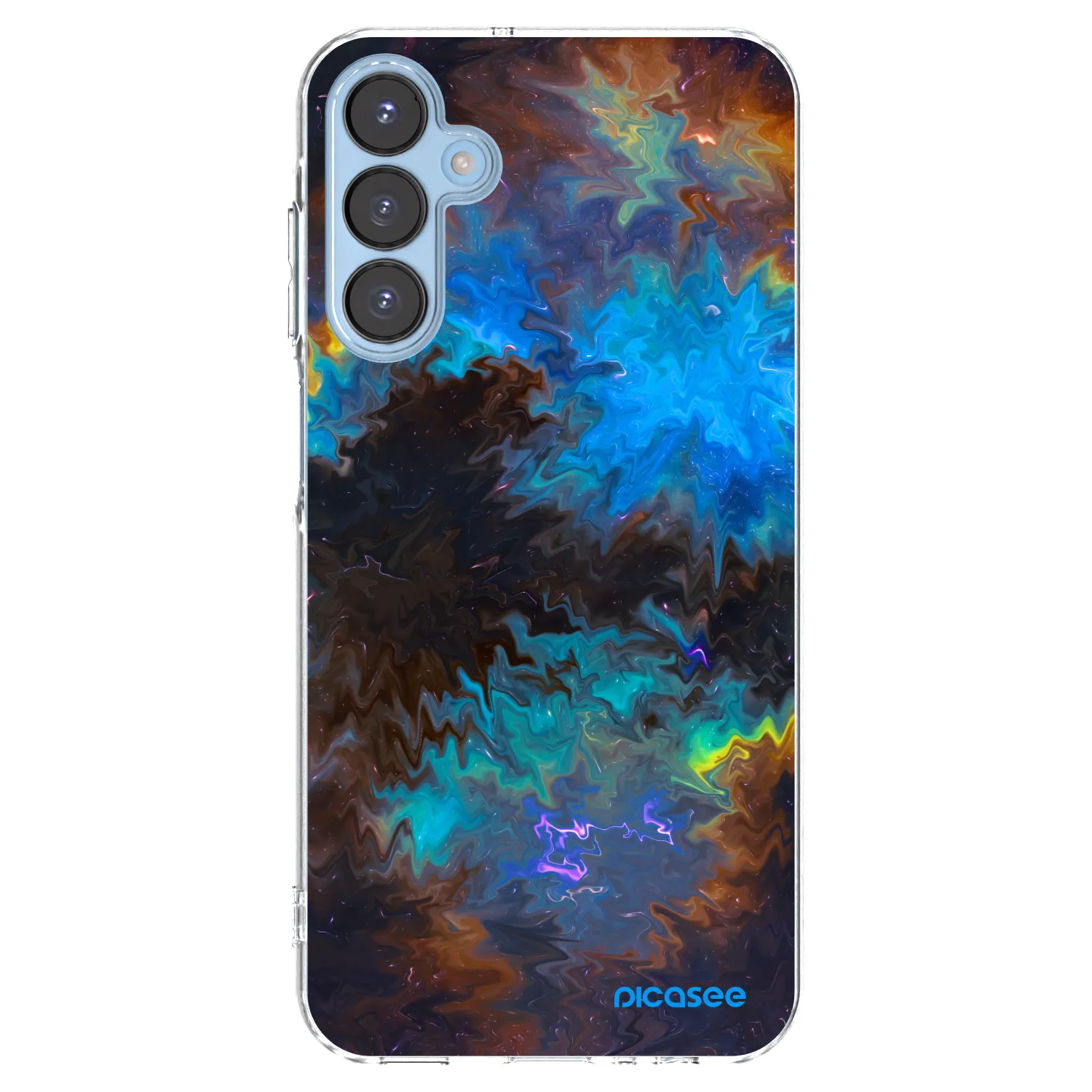 Picasee silikonska prozirna maskica za Samsung Galaxy A15 A156B 5G - Space