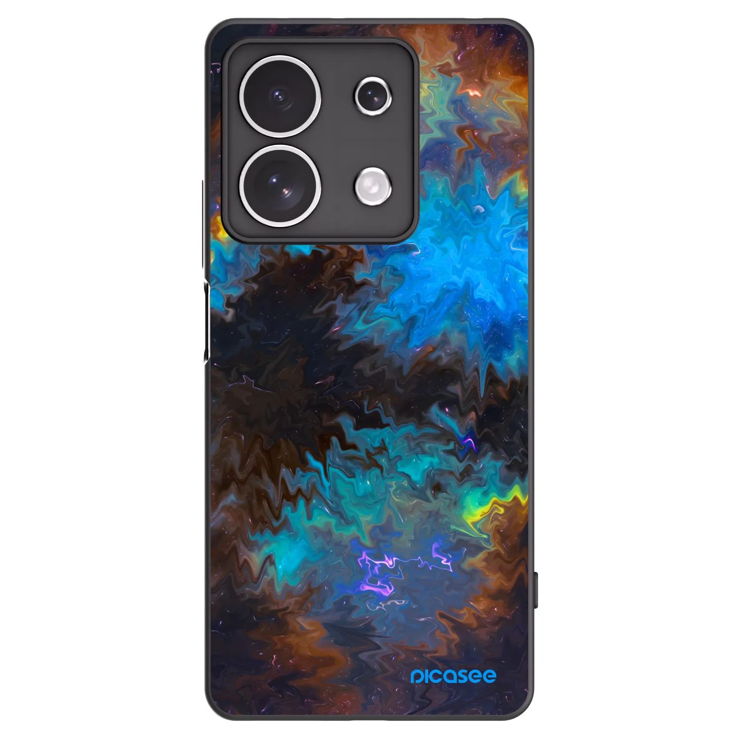 Picasee crna silikonska maskica za Xiaomi Redmi Note 13 4G - Space