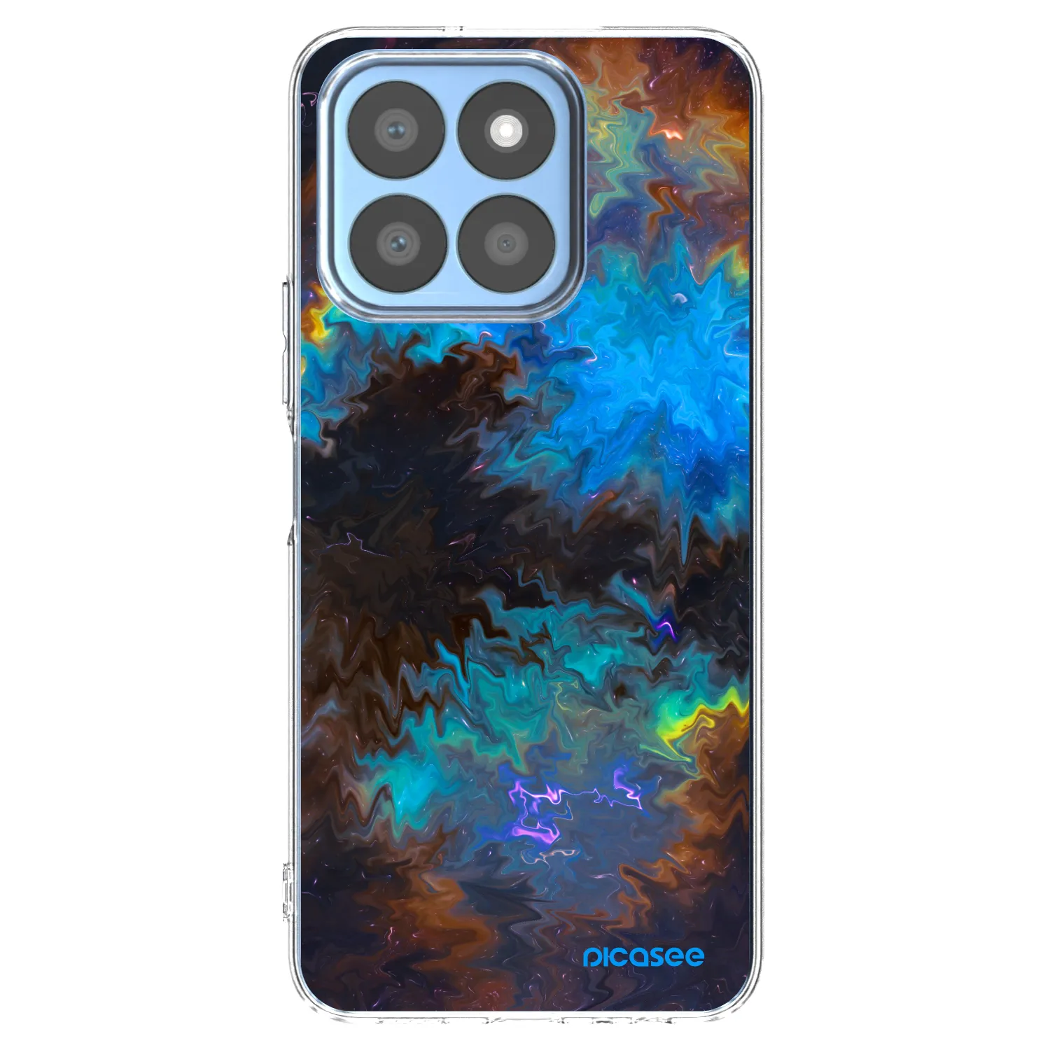 Picasee silikonska prozirna maskica za Honor X8b - Space