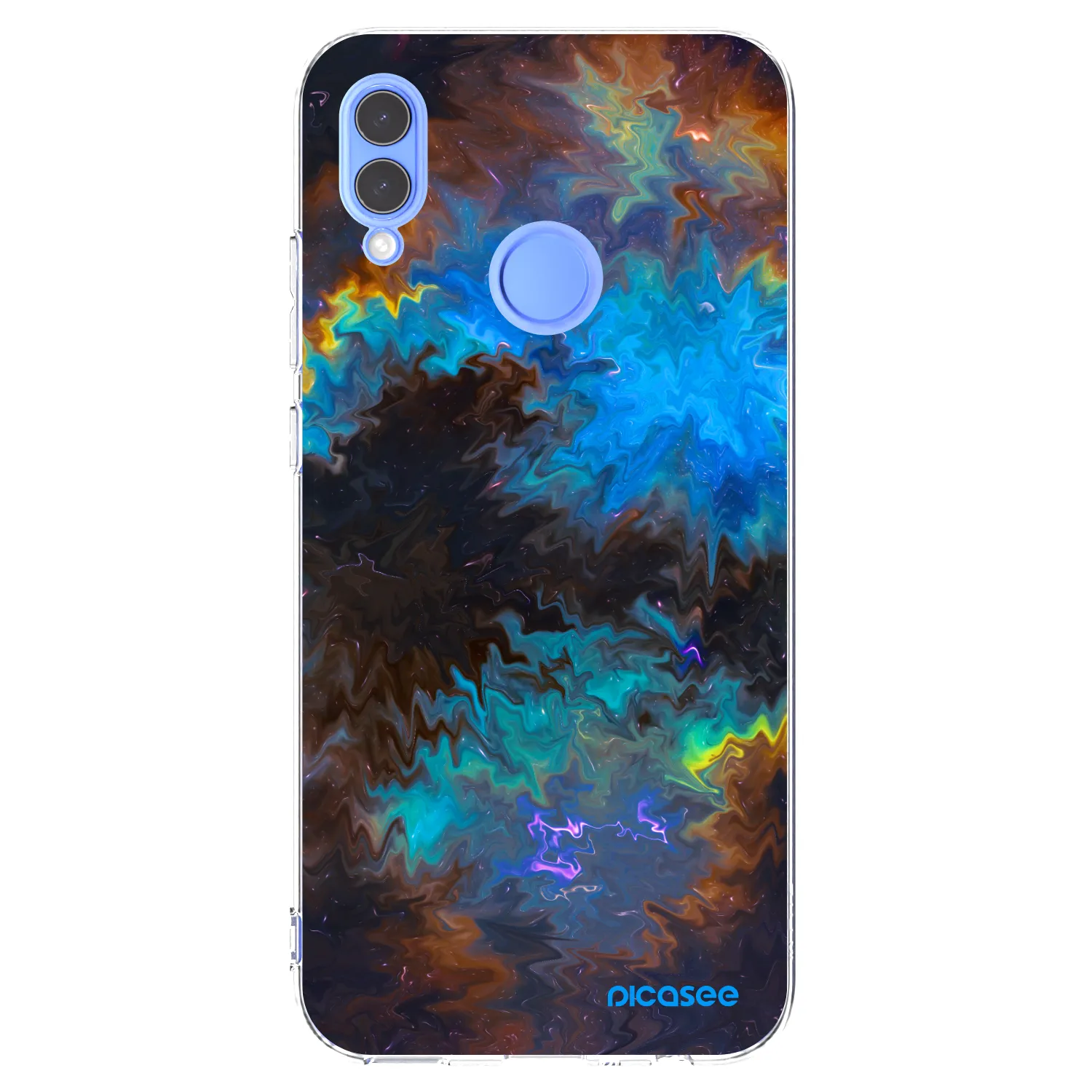 Picasee silikonska prozirna maskica za Huawei P Smart 2019 - Space